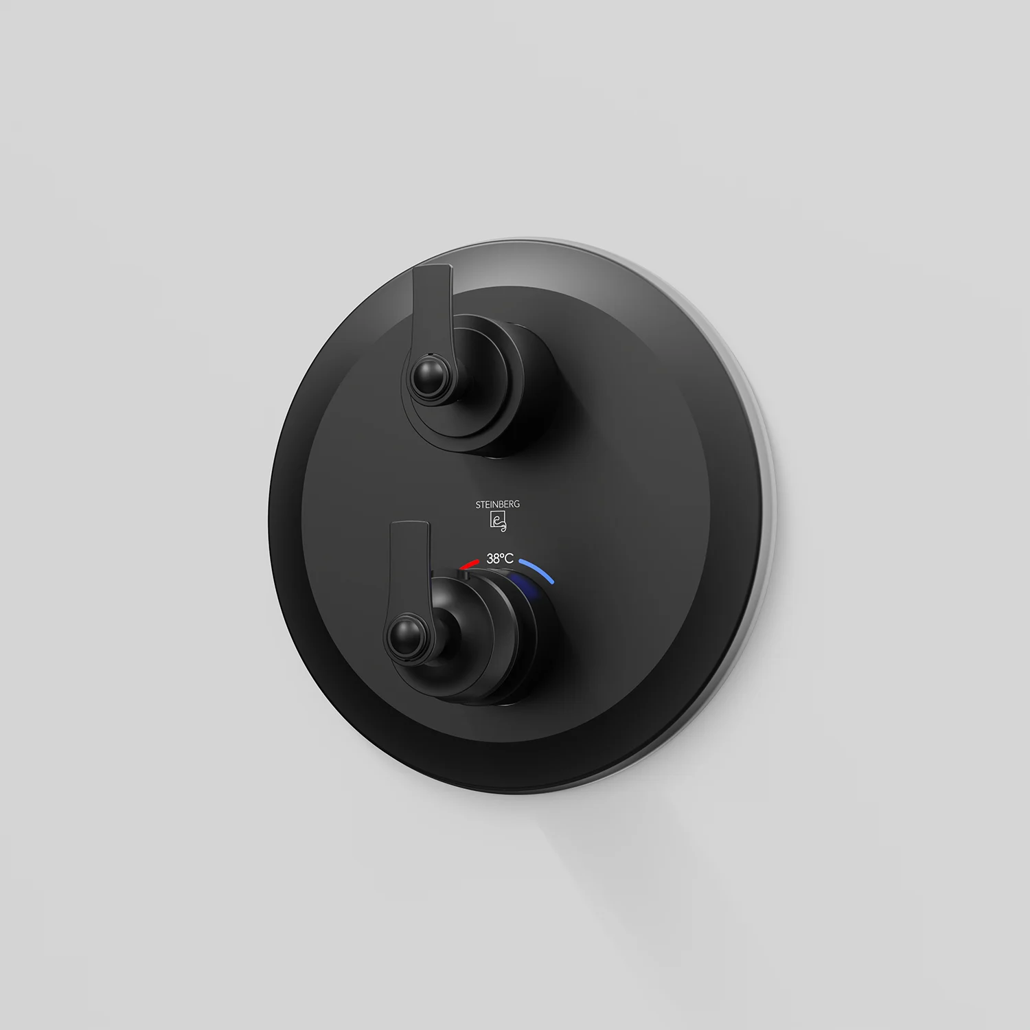 Steinberg Serie 350 Fertigmontageset für Unterputzthermostat mit 2-Wege-Umsteller Steinberg Serie 350 Fertigmontageset für Unterputzthermostat mit 2-Wege-Umsteller