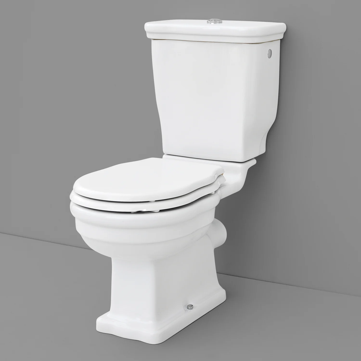 Kronenbach Iota 2.0 Stand-WC Tiefspüler mit Abgang waagerecht zur Kombination mit Spülkasten