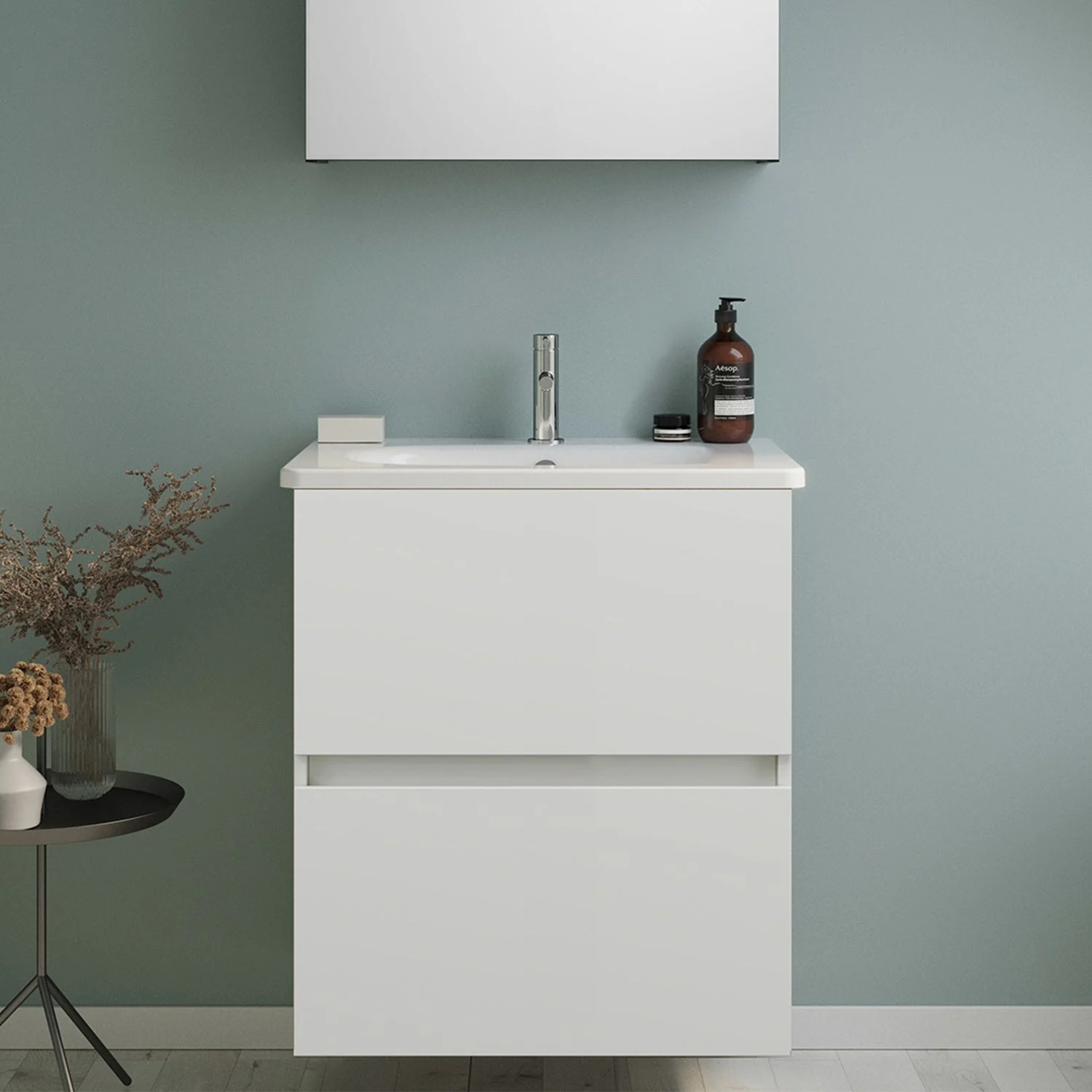 burgbad Liniq Waschtisch mit Unterschrank 60,5 cm