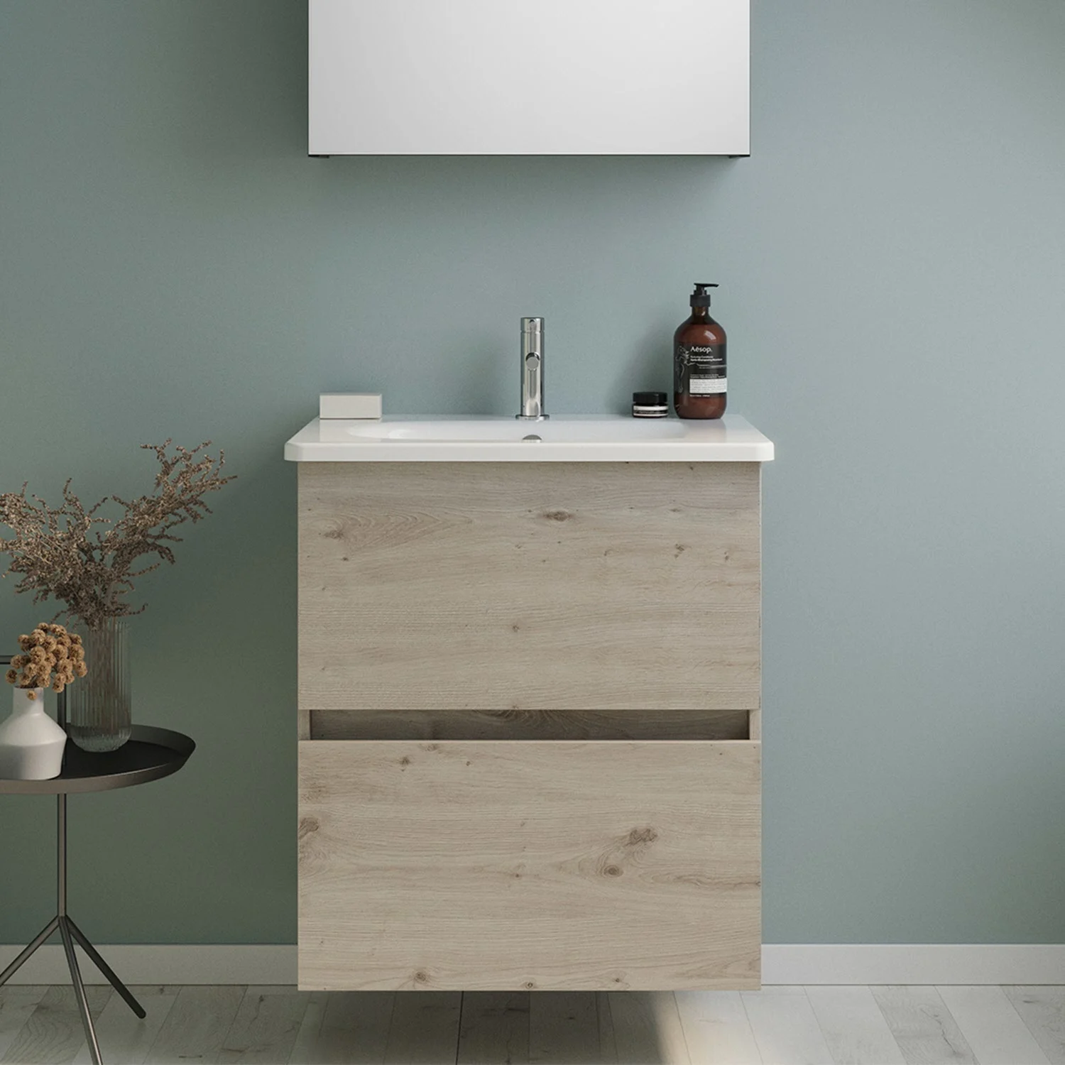 burgbad Liniq Waschtisch mit Unterschrank 60,5 cm