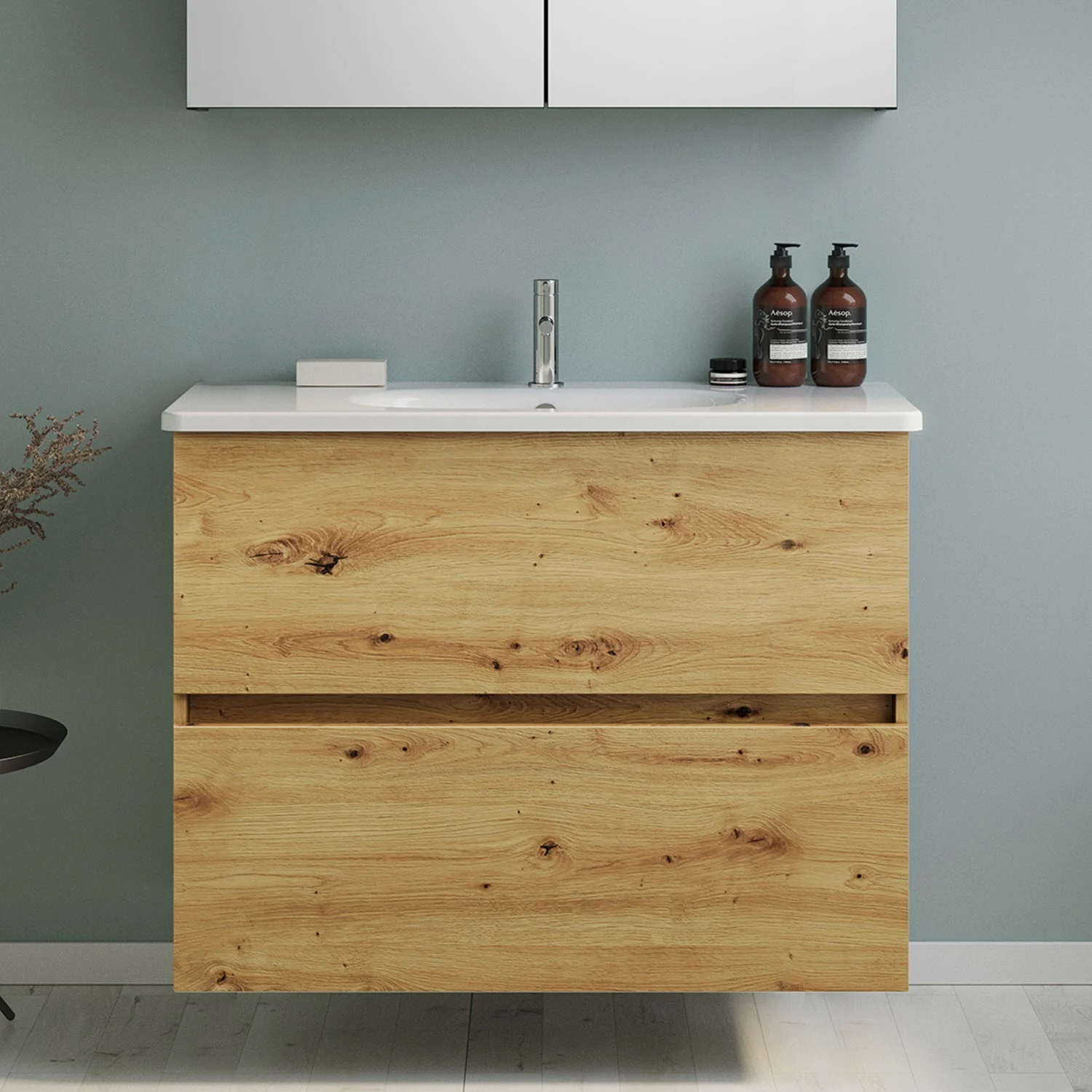 burgbad Liniq Waschtisch mit Unterschrank 100,5 cm