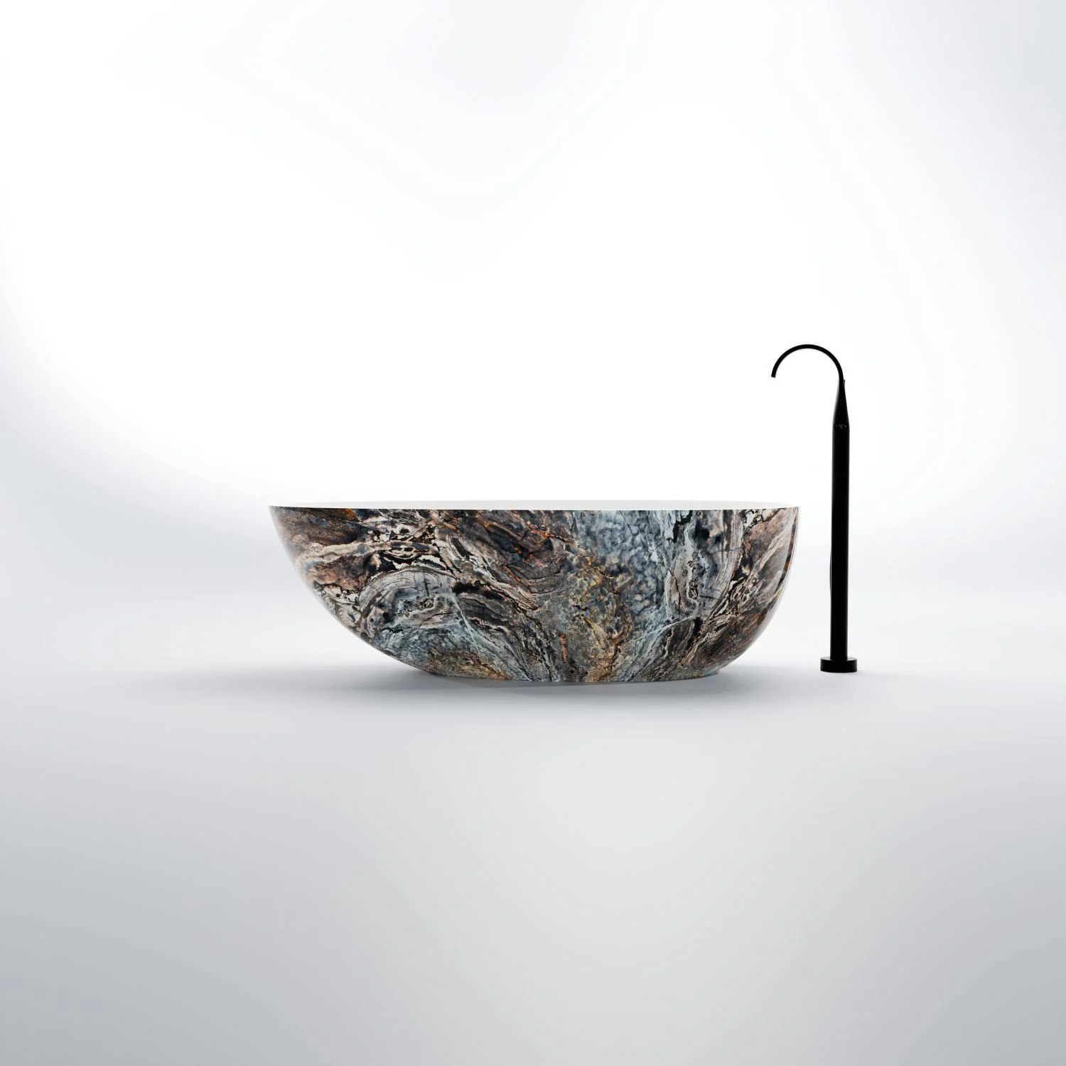 Steinberg Serie 540 freistehende Badewanne 170,8 x 84,2 cm