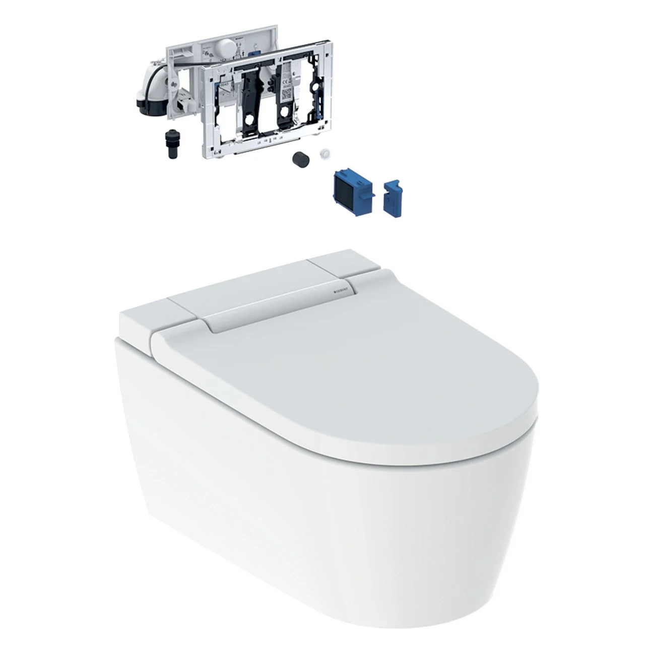 Geberit AquaClean Sela Square WC-Komplettanlage Wand-WC, DuoFresh Geberit AquaClean Sela Square WC-Komplettanlage Wand-WC, DuoFresh