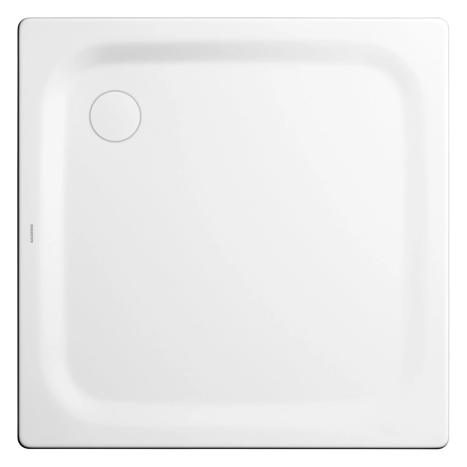 Kaldewei SUPERPLAN CLASSIC 386-5 Duschwanne 80 x 80 cm mit Secure Plus, inkl. Wannenträger extraflach