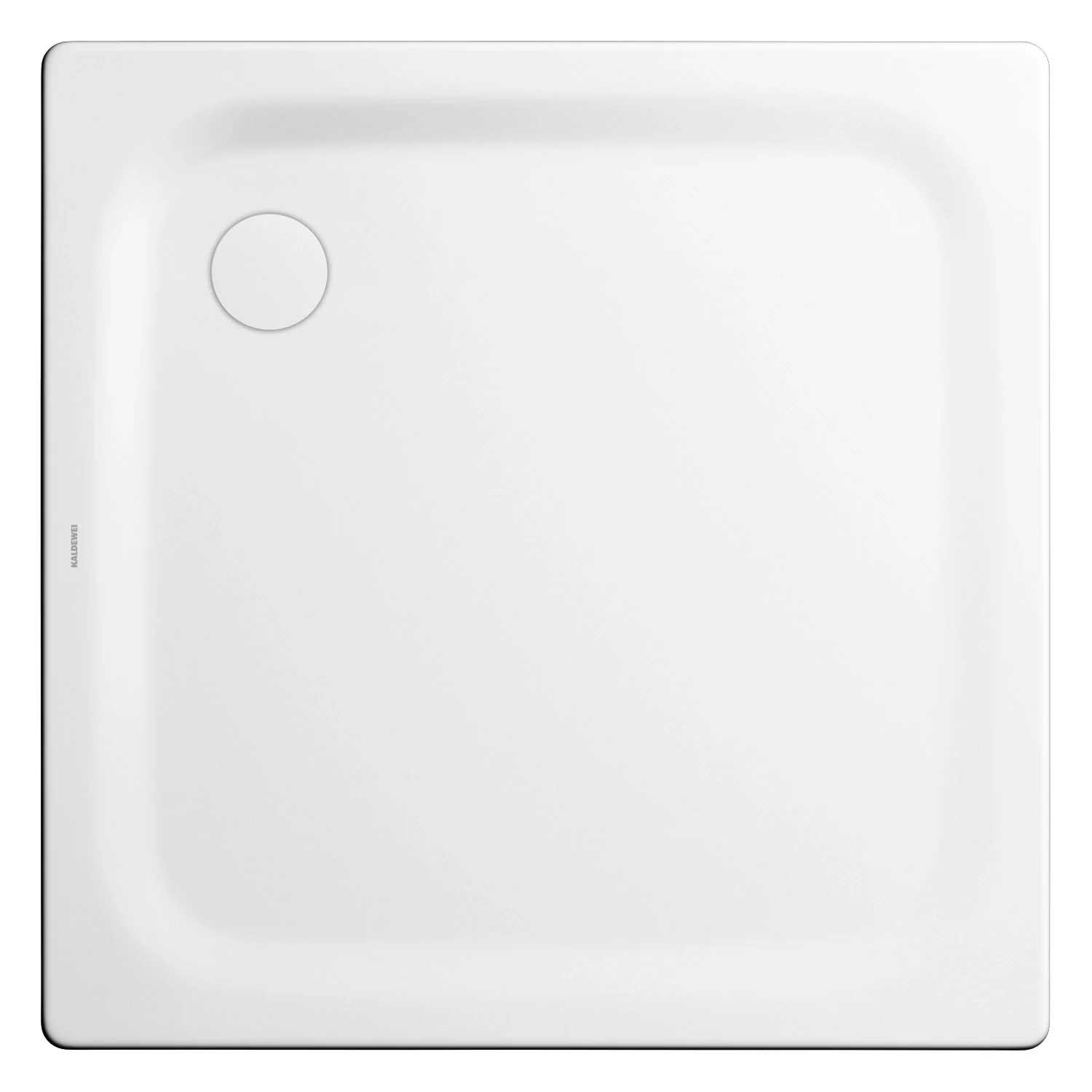 Kaldewei SUPERPLAN CLASSIC 386-2 Duschwanne 80 x 80 cm mit Perl-Effekt, inkl. Wannenträger