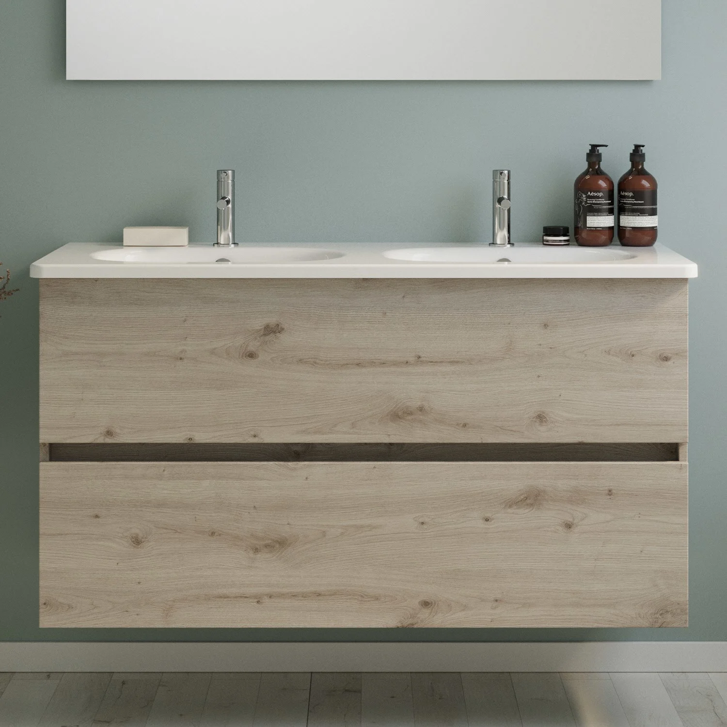 burgbad Liniq Waschtisch mit Unterschrank 120,5 cm