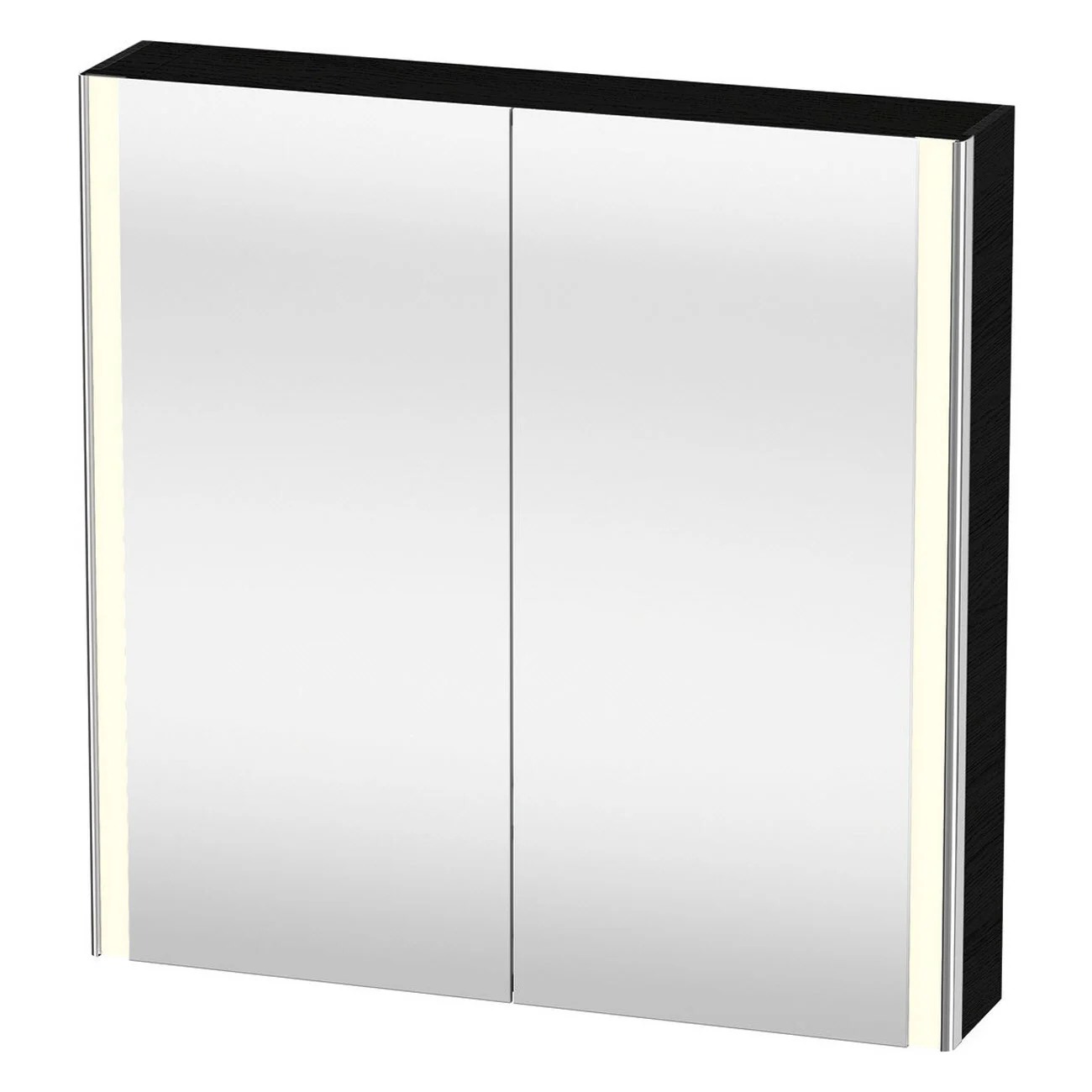 Duravit Xsquare Spiegelschrank 80 x 80 cm, 2 Türen, Steckdose: LKZ 2 (CH)