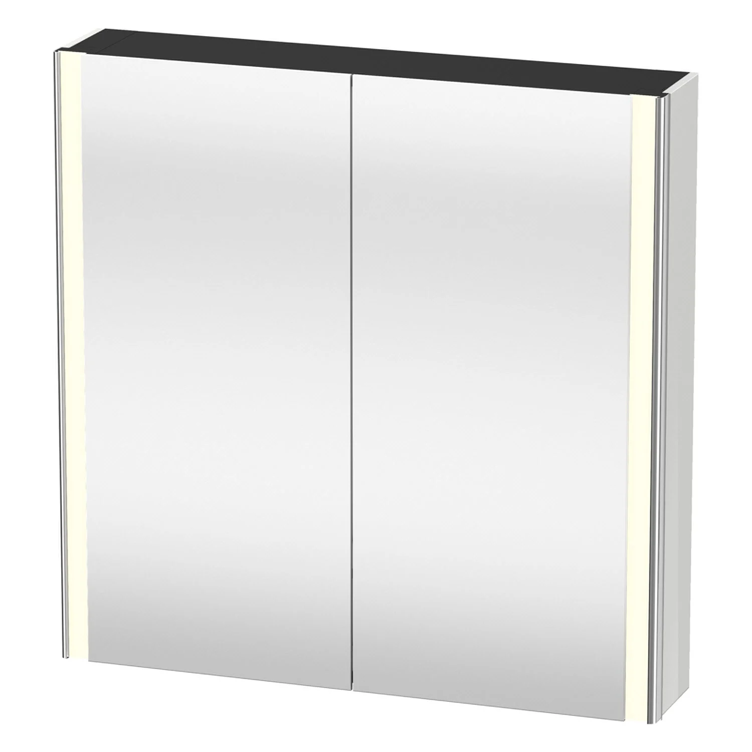 Duravit Xsquare Spiegelschrank 80 x 80 cm, 2 Türen, Steckdose: LKZ 2 (CH)