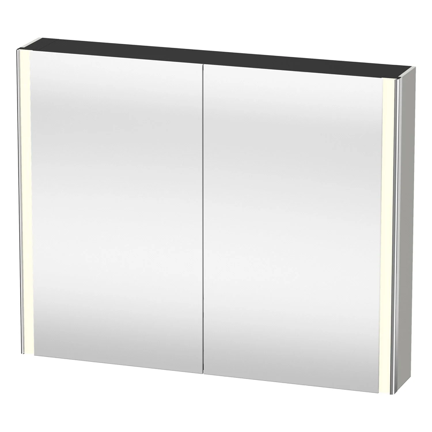 Duravit Xsquare Spiegelschrank 100 x 80 cm, 2 Türen, Steckdose: LKZ 2 (CH)