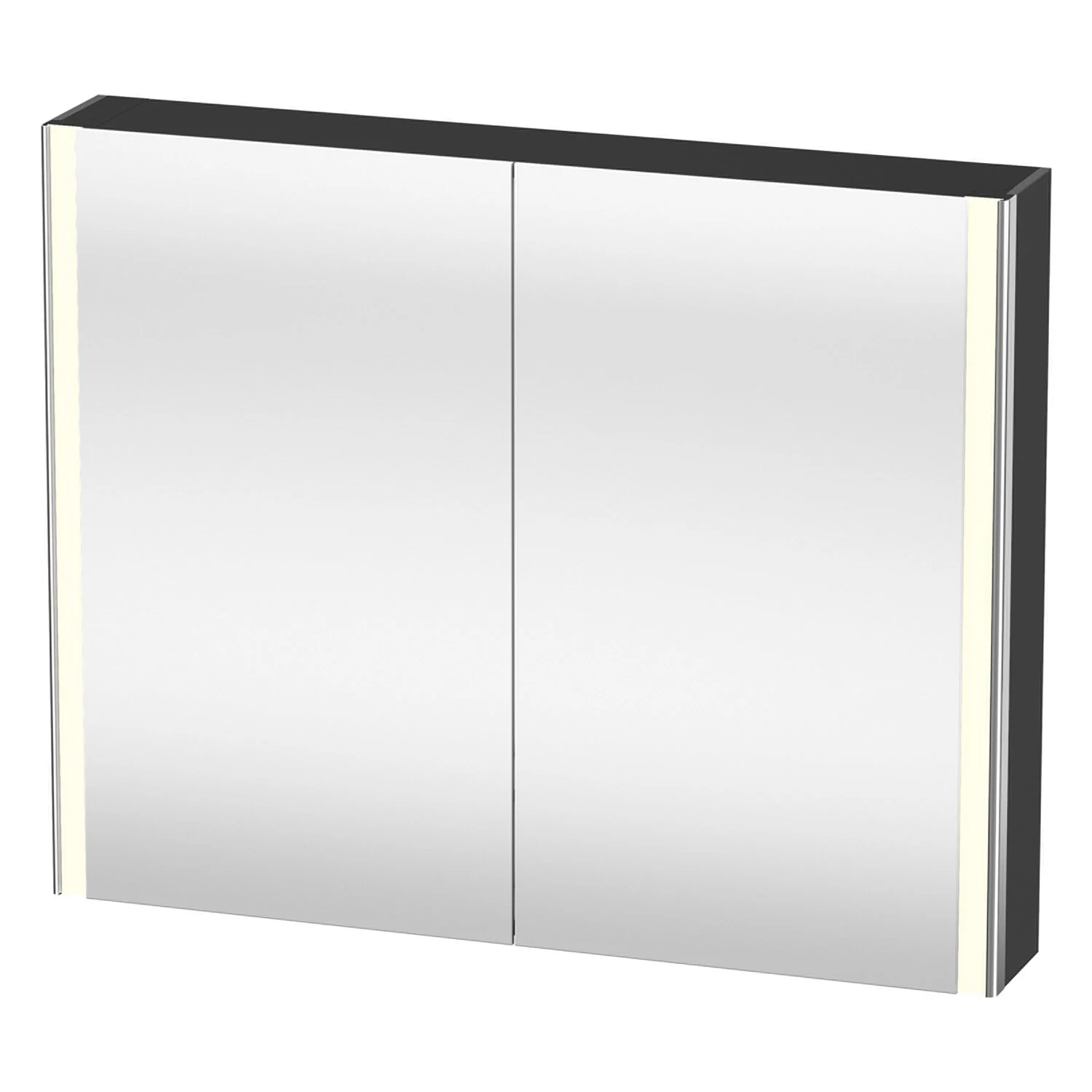 Duravit Xsquare Spiegelschrank 100 x 80 cm, 2 Türen, Steckdose: LKZ 2 (CH)