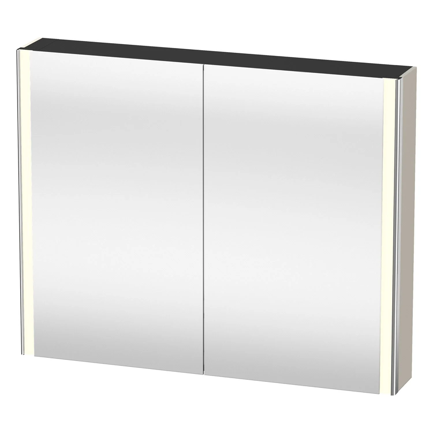 Duravit Xsquare Spiegelschrank 100 x 80 cm, 2 Türen, Steckdose: LKZ 2 (CH)