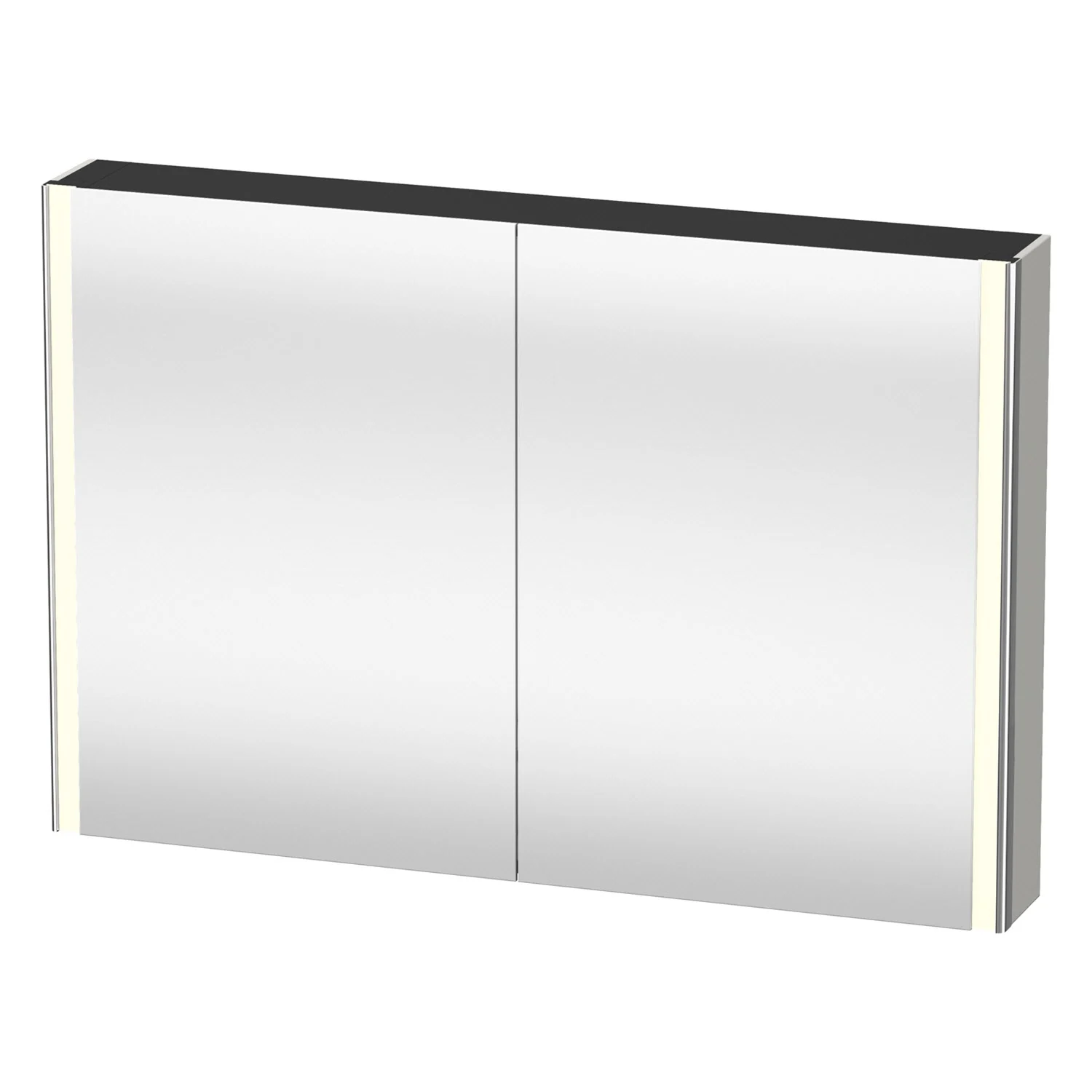 Duravit Xsquare Spiegelschrank 120 x 80 cm, 2 Türen, Steckdose: LKZ 2 (CH)
