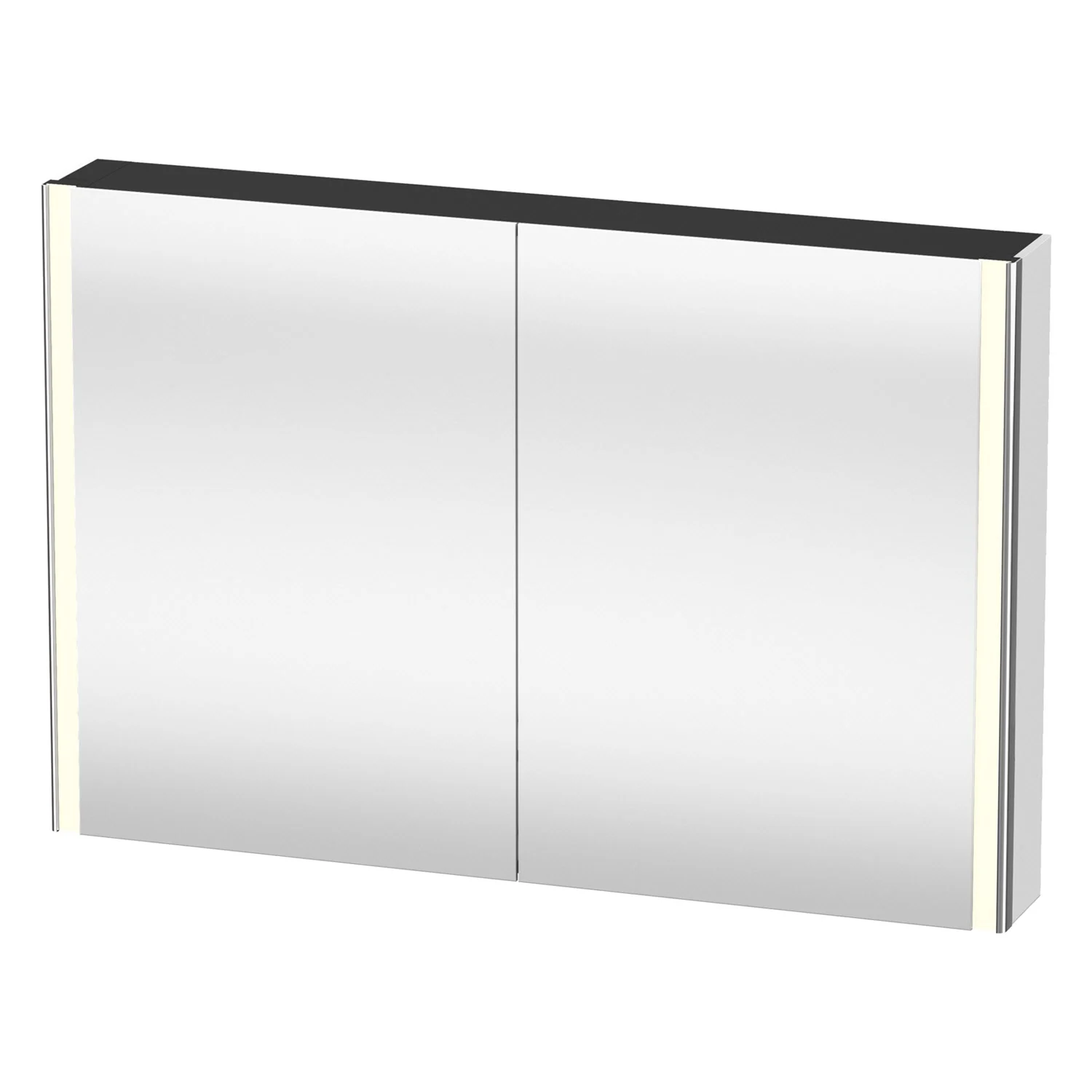 Duravit Xsquare Spiegelschrank 120 x 80 cm, 2 Türen, Steckdose: LKZ 2 (CH)