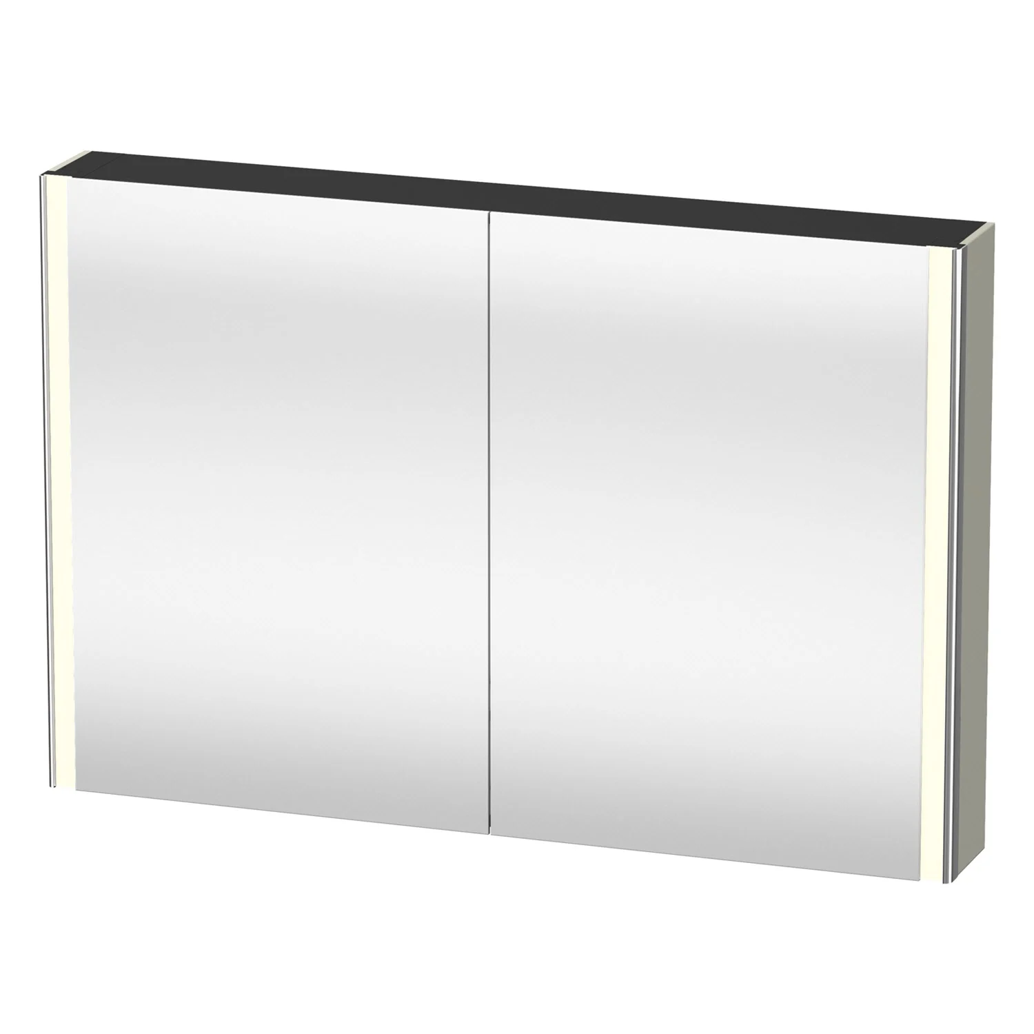 Duravit Xsquare Spiegelschrank 120 x 80 cm, 2 Türen, Steckdose: LKZ 2 (CH)