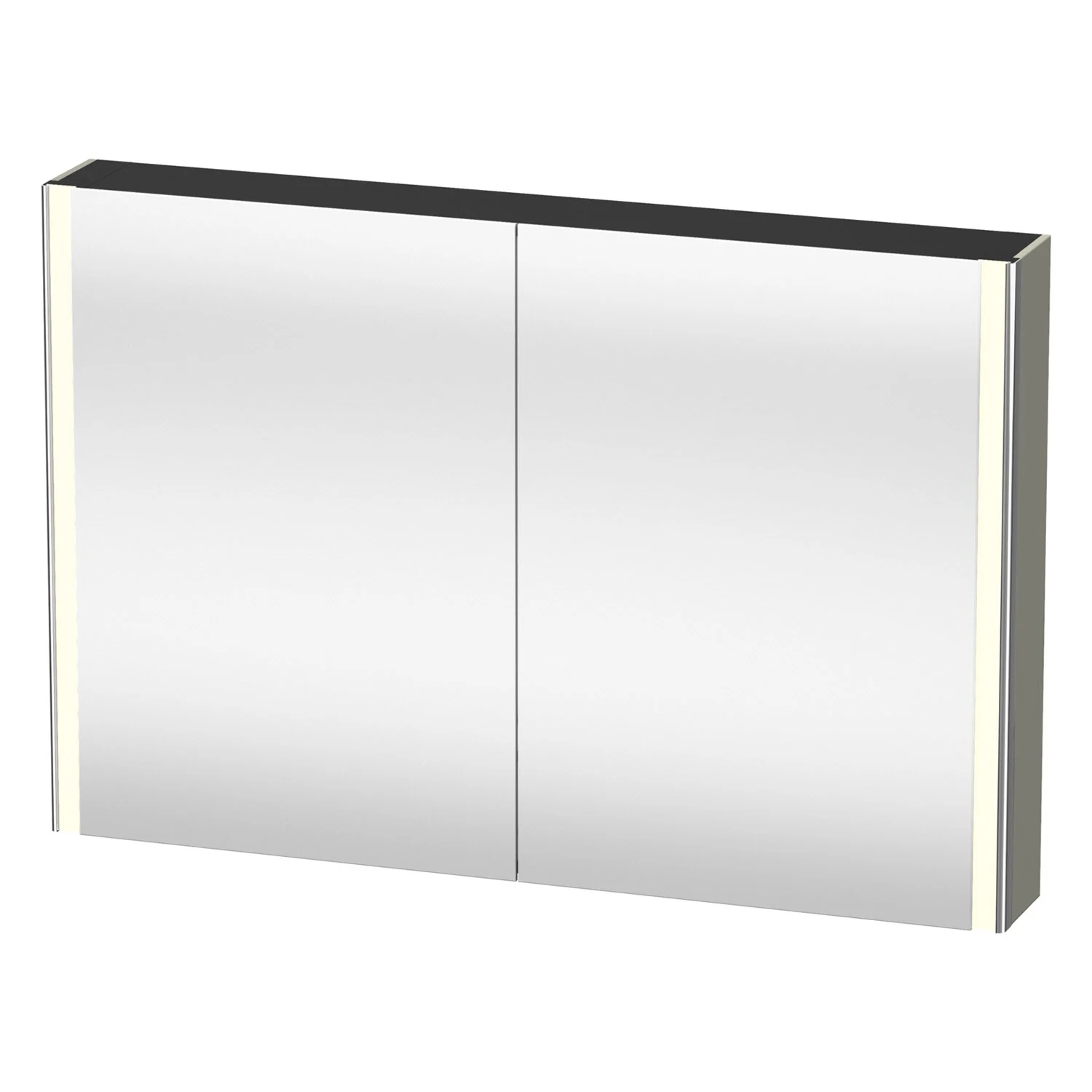Duravit Xsquare Spiegelschrank 120 x 80 cm, 2 Türen, Steckdose: LKZ 2 (CH)