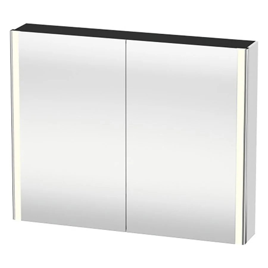 Duravit Xsquare Spiegelschrank 100 x 80 cm, 2 Türen, Steckdose: LKZ 2 (CH)