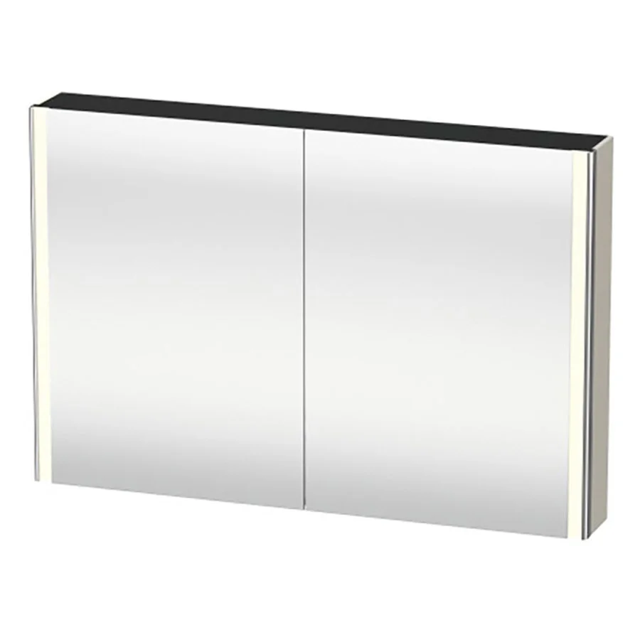 Duravit Xsquare Spiegelschrank 120 x 80 cm, 2 Türen, Steckdose: LKZ 2 (CH)