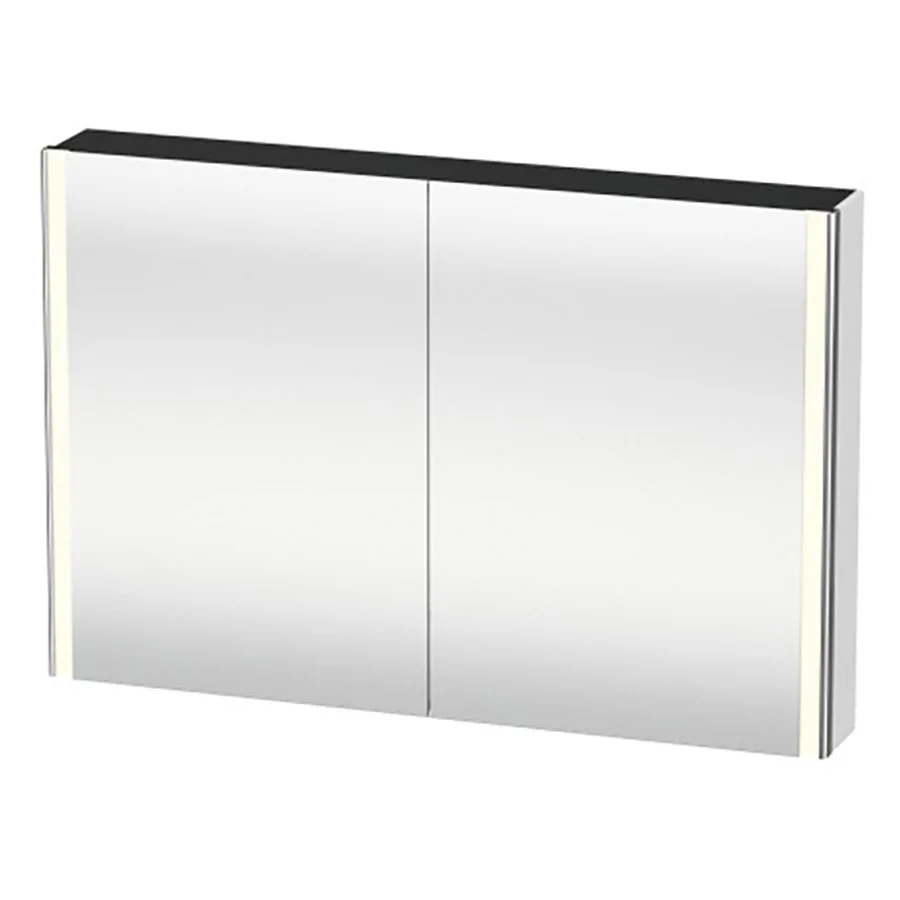 Duravit Xsquare Spiegelschrank 120 x 80 cm, 2 Türen, Steckdose: LKZ 2 (CH)