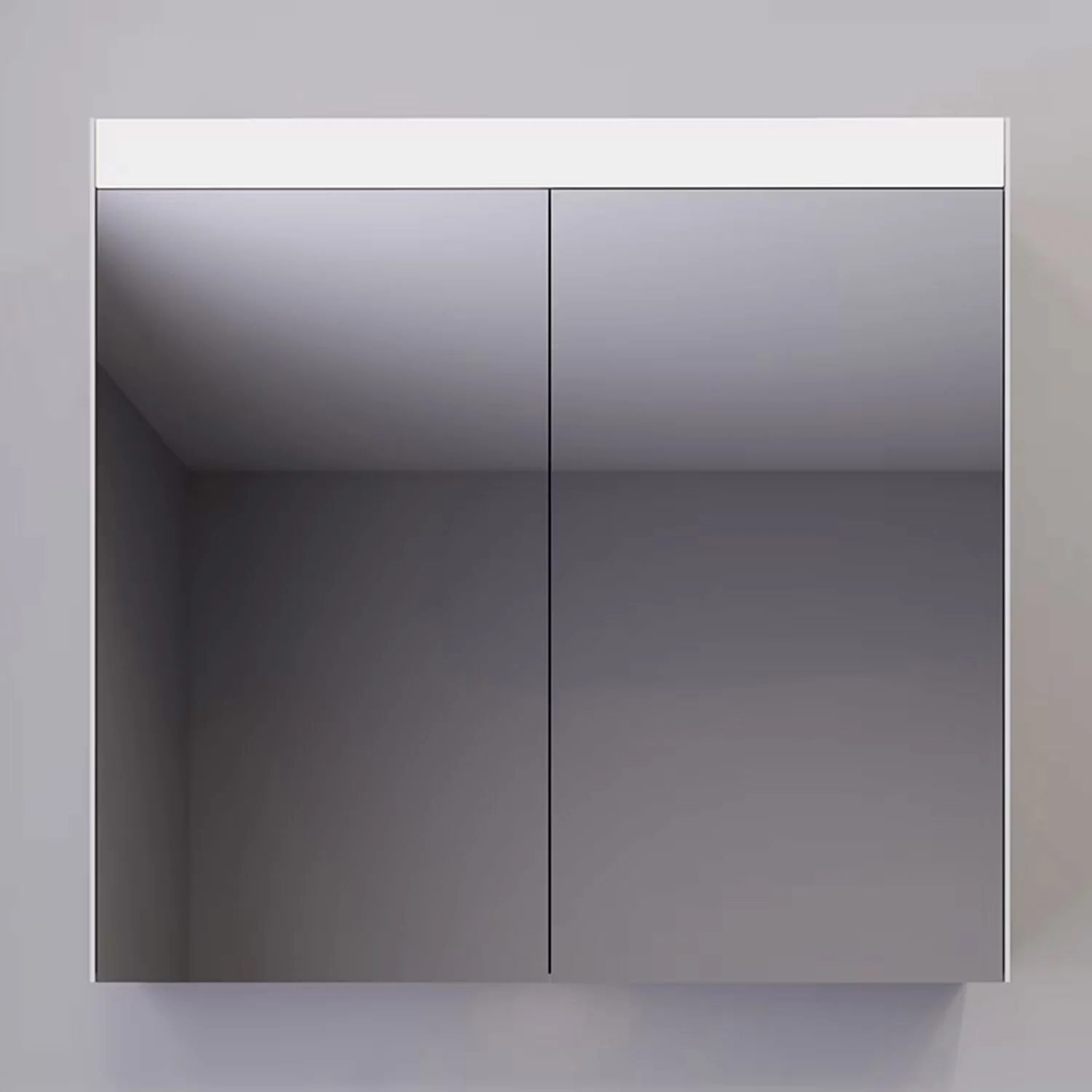 Duravit Licht & Spiegel Spiegelschrank "Best" - Version, 2 Türen, 81 x 76 cm, Steckdose: LKZ 2 (CH)