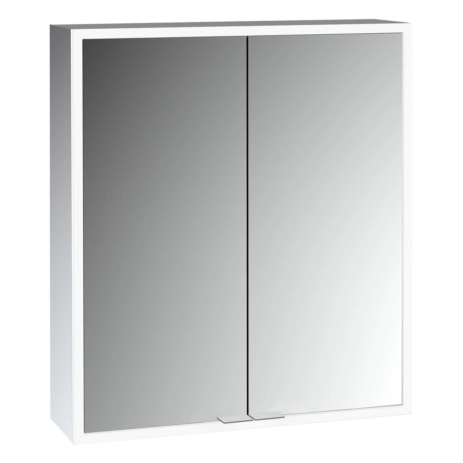 ALLUVION Pluto Spiegelschrank 60 cm, Aufputz, 2-türig