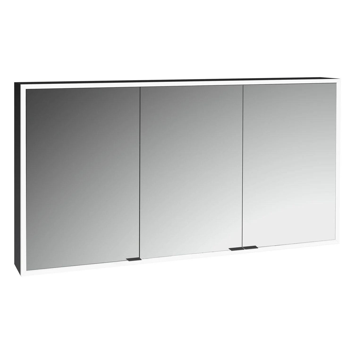 ALLUVION Pluto Spiegelschrank 130 cm, Aufputz, 3-türig