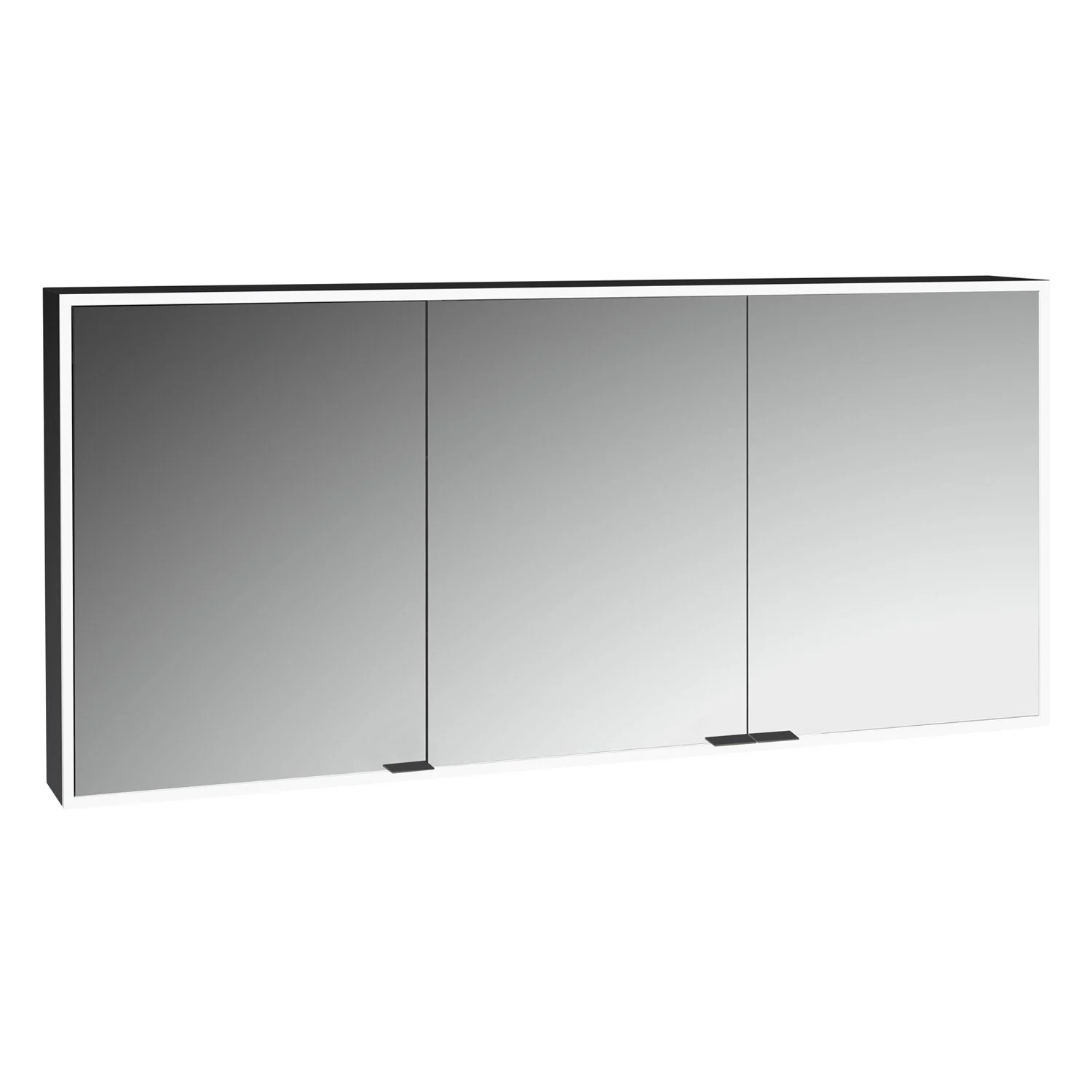 ALLUVION Pluto Spiegelschrank 140 cm, Aufputz, 3-türig