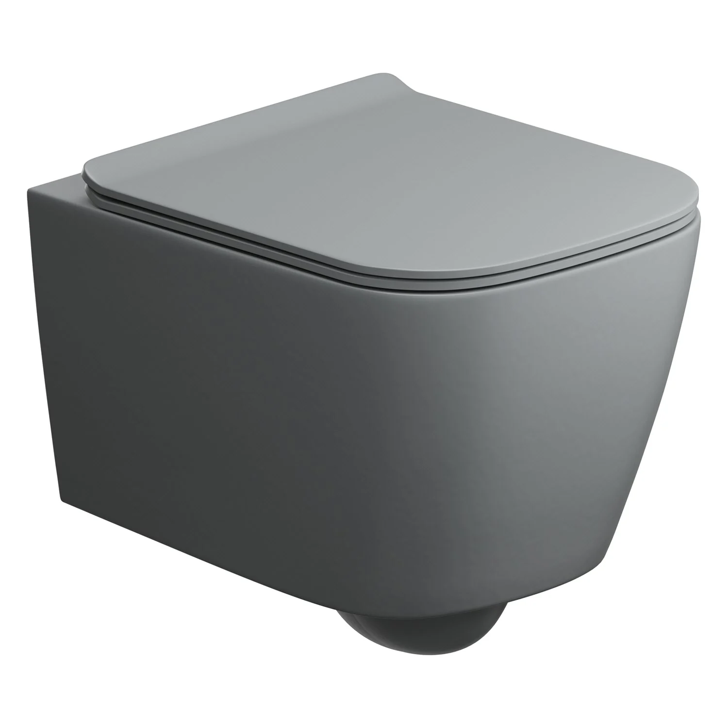 ALLUVION Mars Wand-WC kompakt Tiefspüler ohne Spülrand