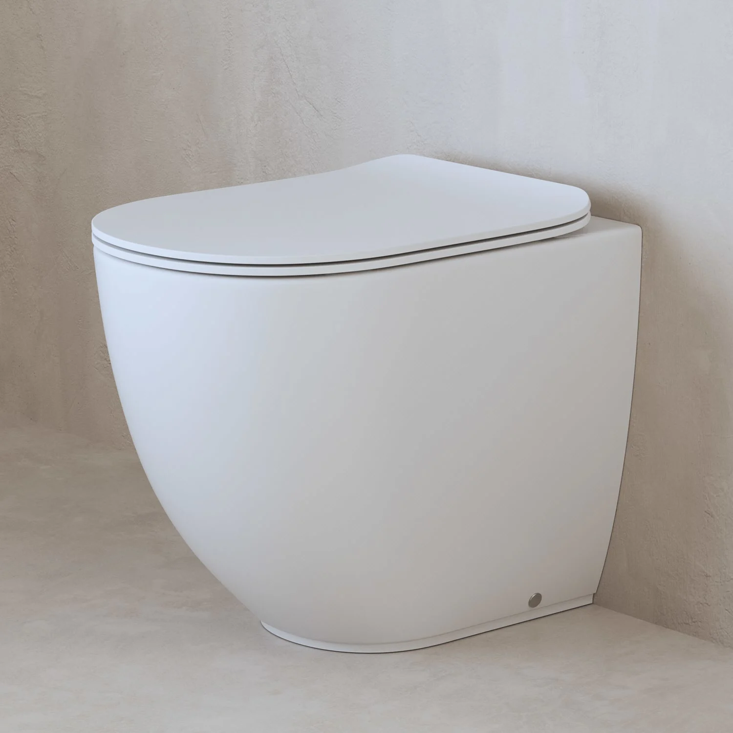 ALLUVION Venus wandbündiges Stand-WC Tiefspüler mit Rotationsspülung