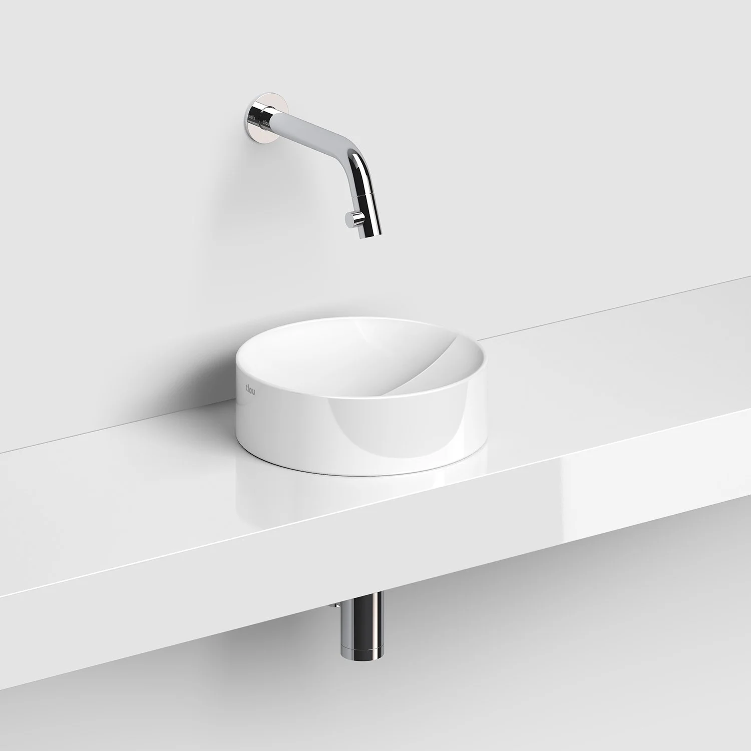 Clou Vale Round Keramik - Handwaschbecken 22 cm