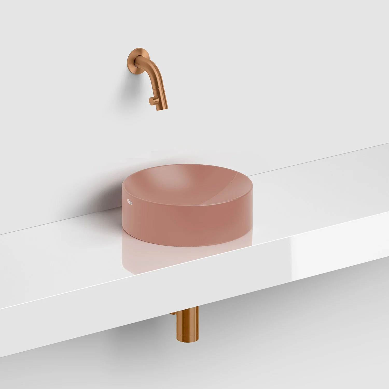 Clou Vale Round Keramik - Handwaschbecken 22 cm