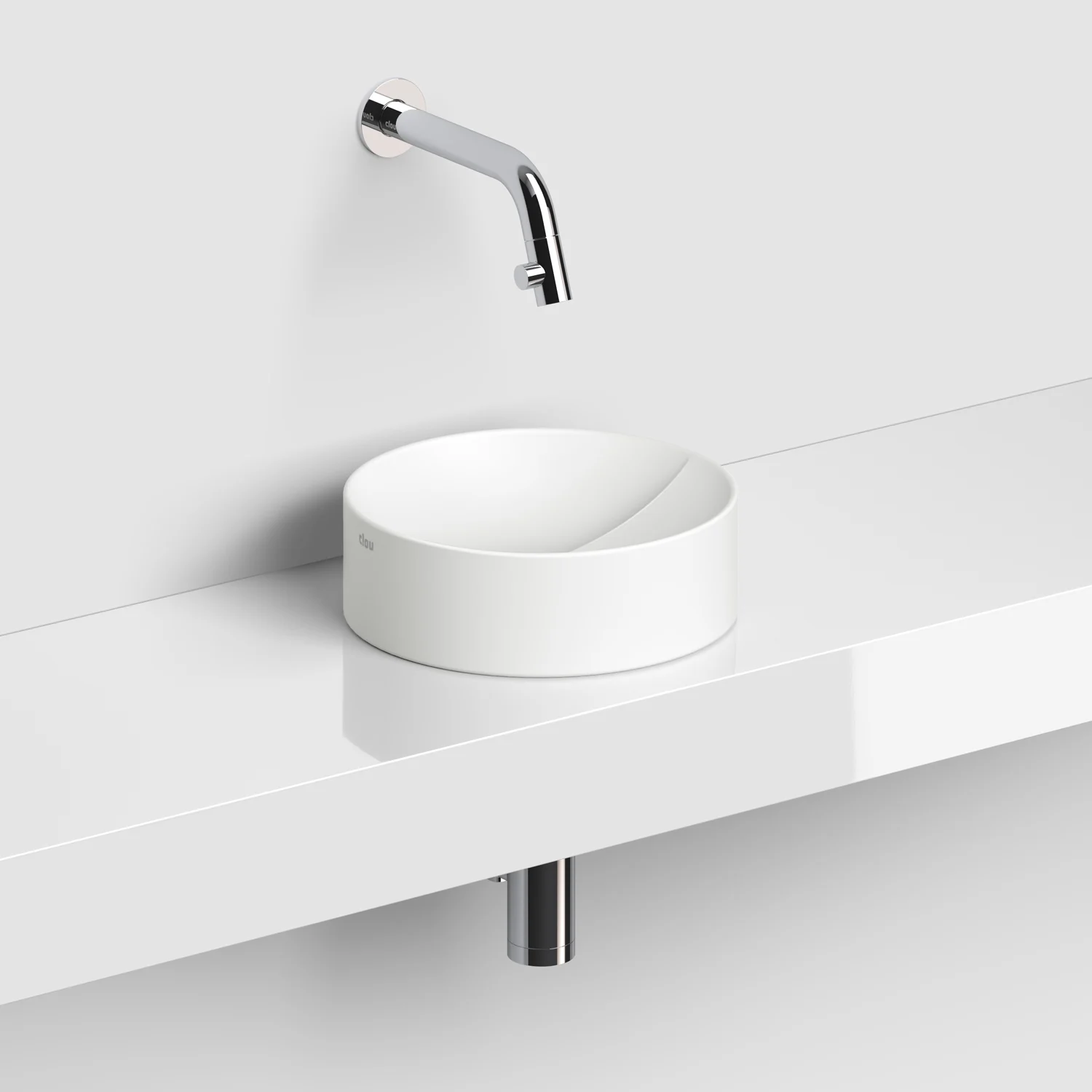 Clou Vale Round Keramik - Handwaschbecken 22 cm