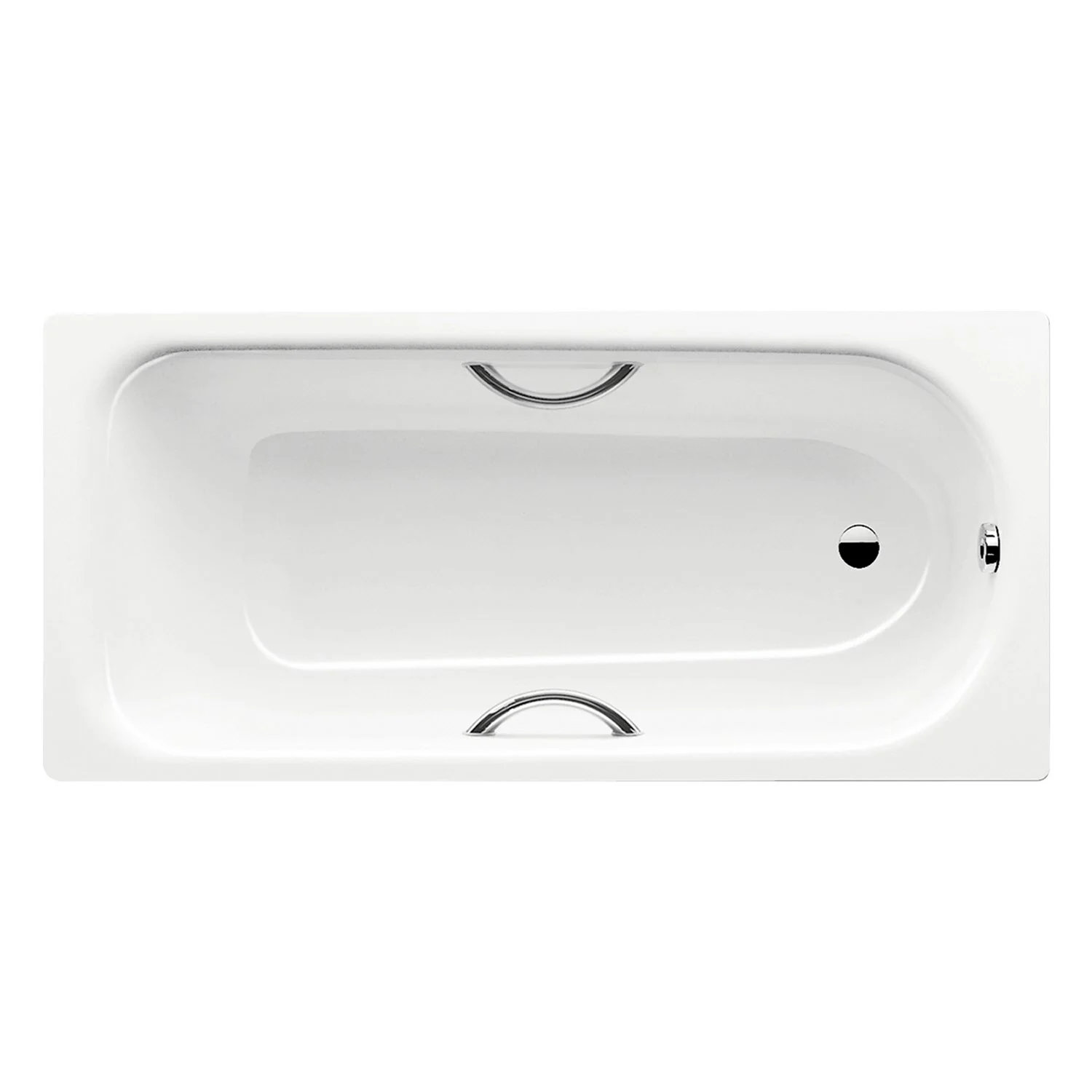 Kaldewei Saniform Plus Star 331 Badewanne 150 x 70 cm mit Griffbohrung und Vollantislip