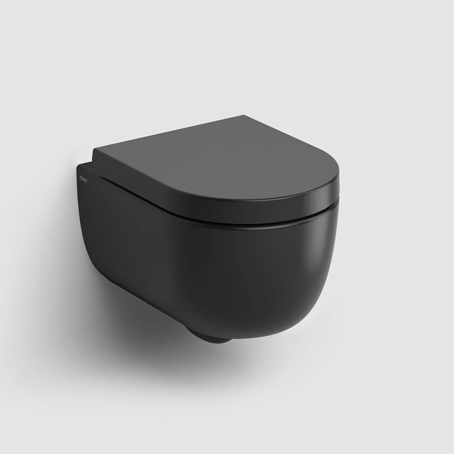 Clou Hammock Wand-WC-Set 49 cm, spülrandlos mit WC-Sitz Wrapover