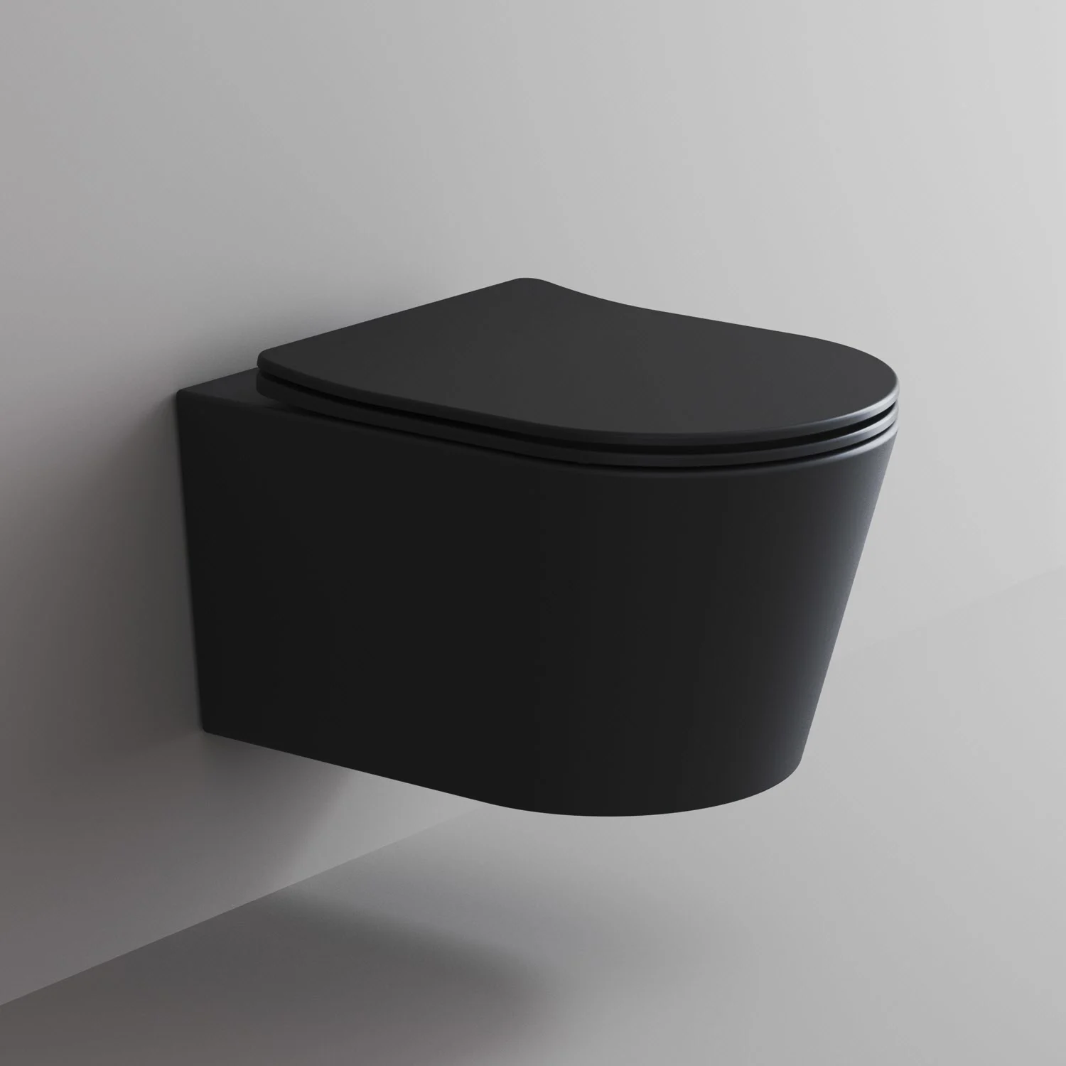 Kronenbach Tube Wand-WC spülrandlos mit Rotationsspülung