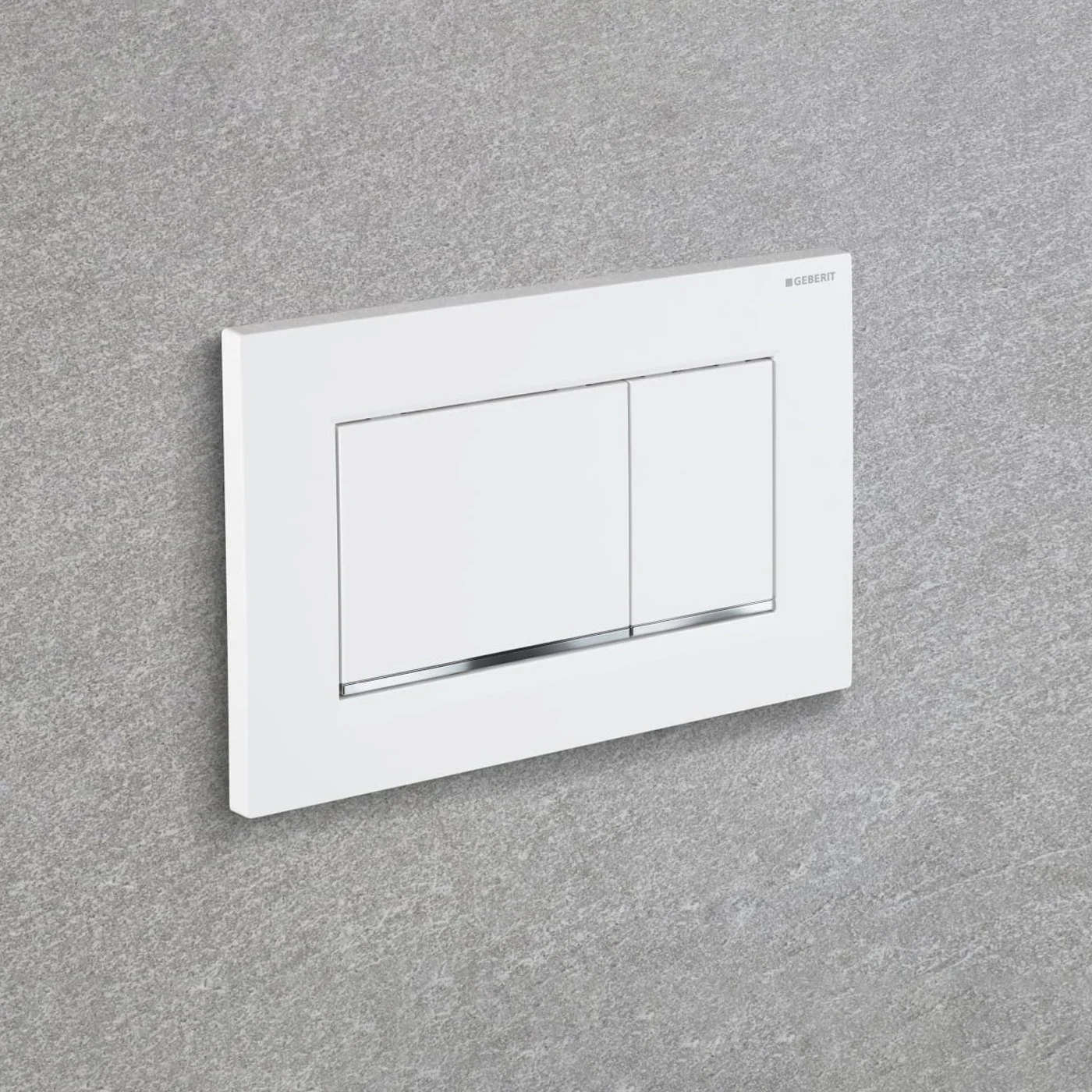 Geberit Sigma 20 square Betätigungsplatte für 2-Mengen-Spülung Geberit Sigma 20 square Betätigungsplatte für 2-Mengen-Spülung
