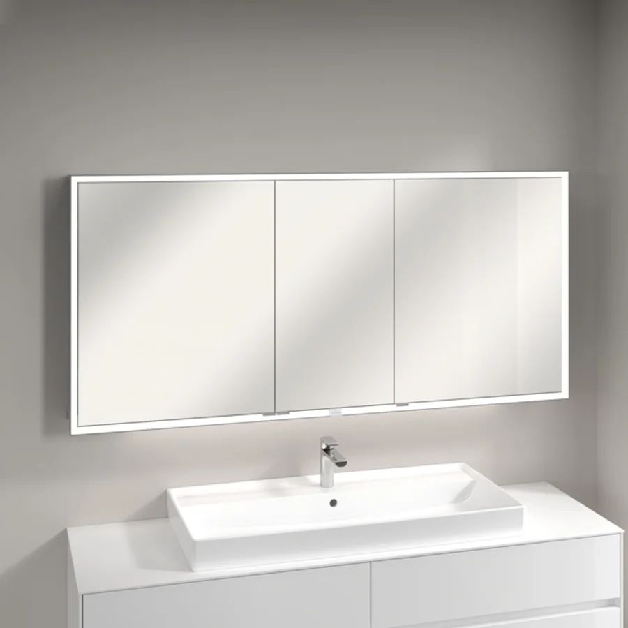 Villeroy & Boch My View Now Vorbau-Spiegelschrank 160 cm, 3 Türen, Smart Home fähig