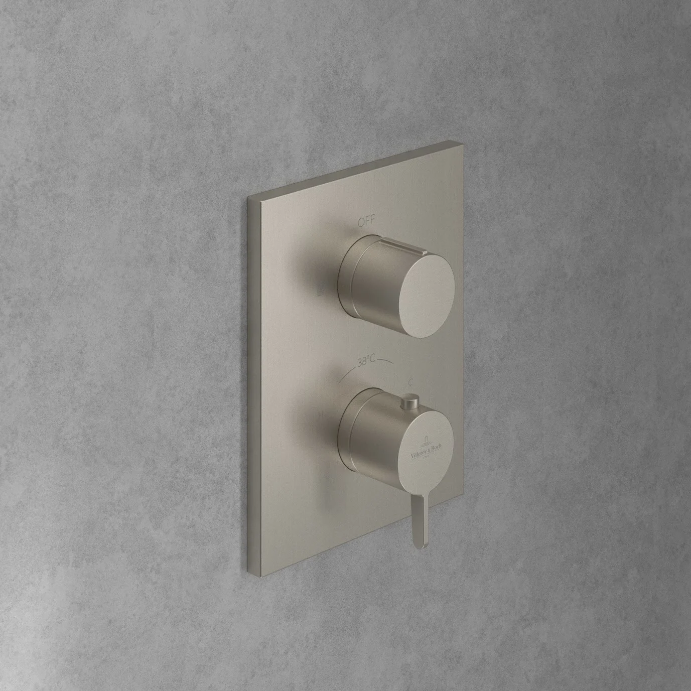 Villeroy & Boch Conum Unterputz-Thermostat mit Einwege-Mengenregulierung