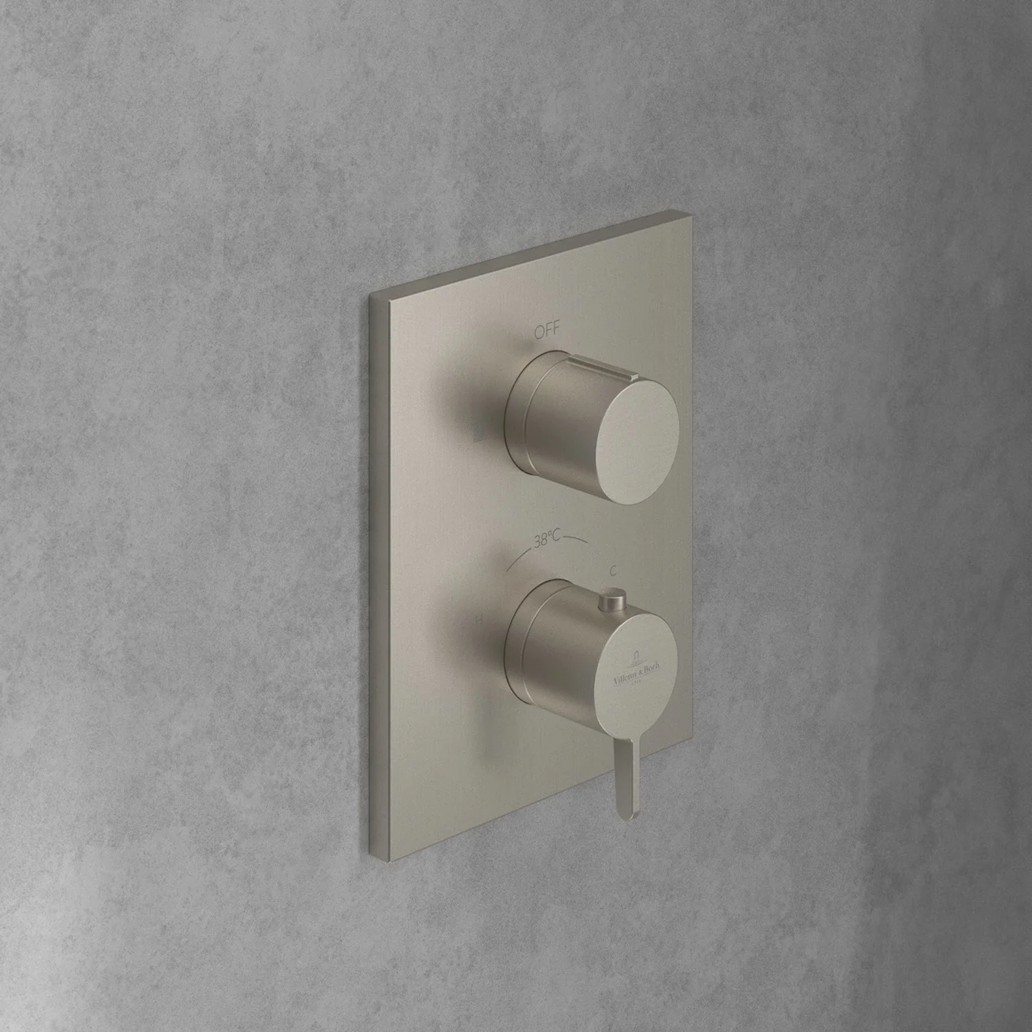 Villeroy & Boch Conum Unterputz-Thermostat mit Zweiwege-Mengenregulierung