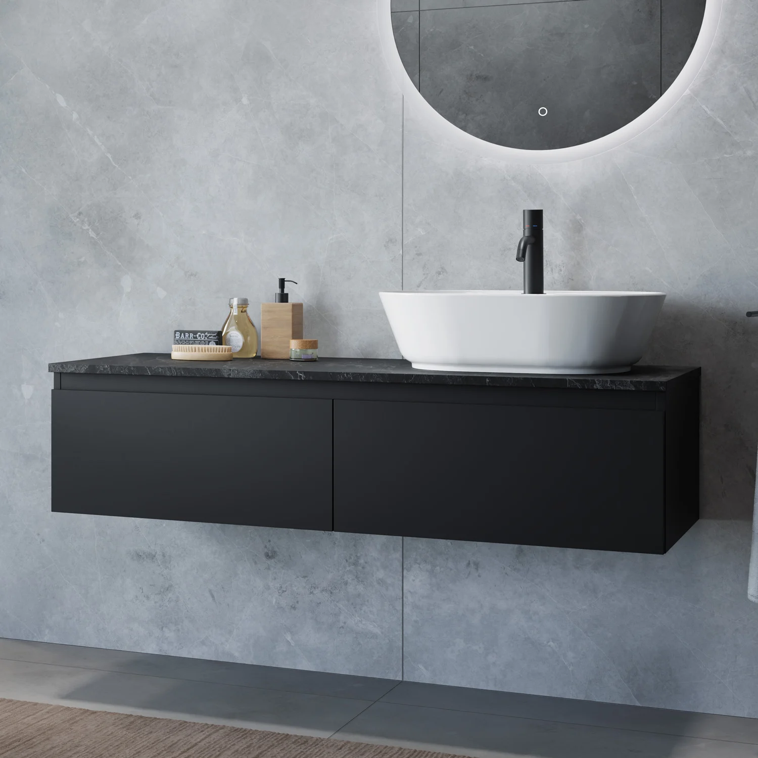 Steinkamp Value Waschtischkonsole 121 cm mit 2 Auszügen