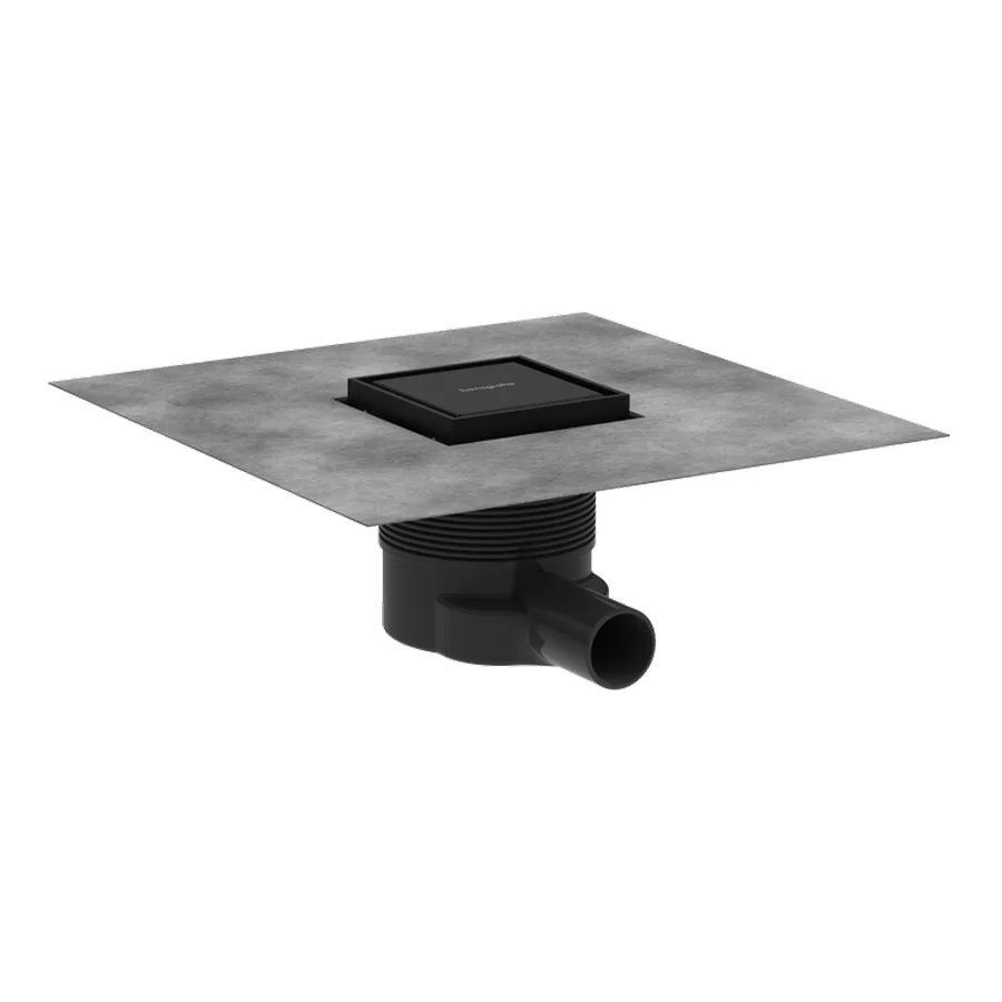 hansgrohe RainDrain Brilliance Komplettset Punktablauf 10/10 cm rückseitig befliesbar hansgrohe RainDrain Brilliance Komplettset Punktablauf 10/10 cm rückseitig befliesbar