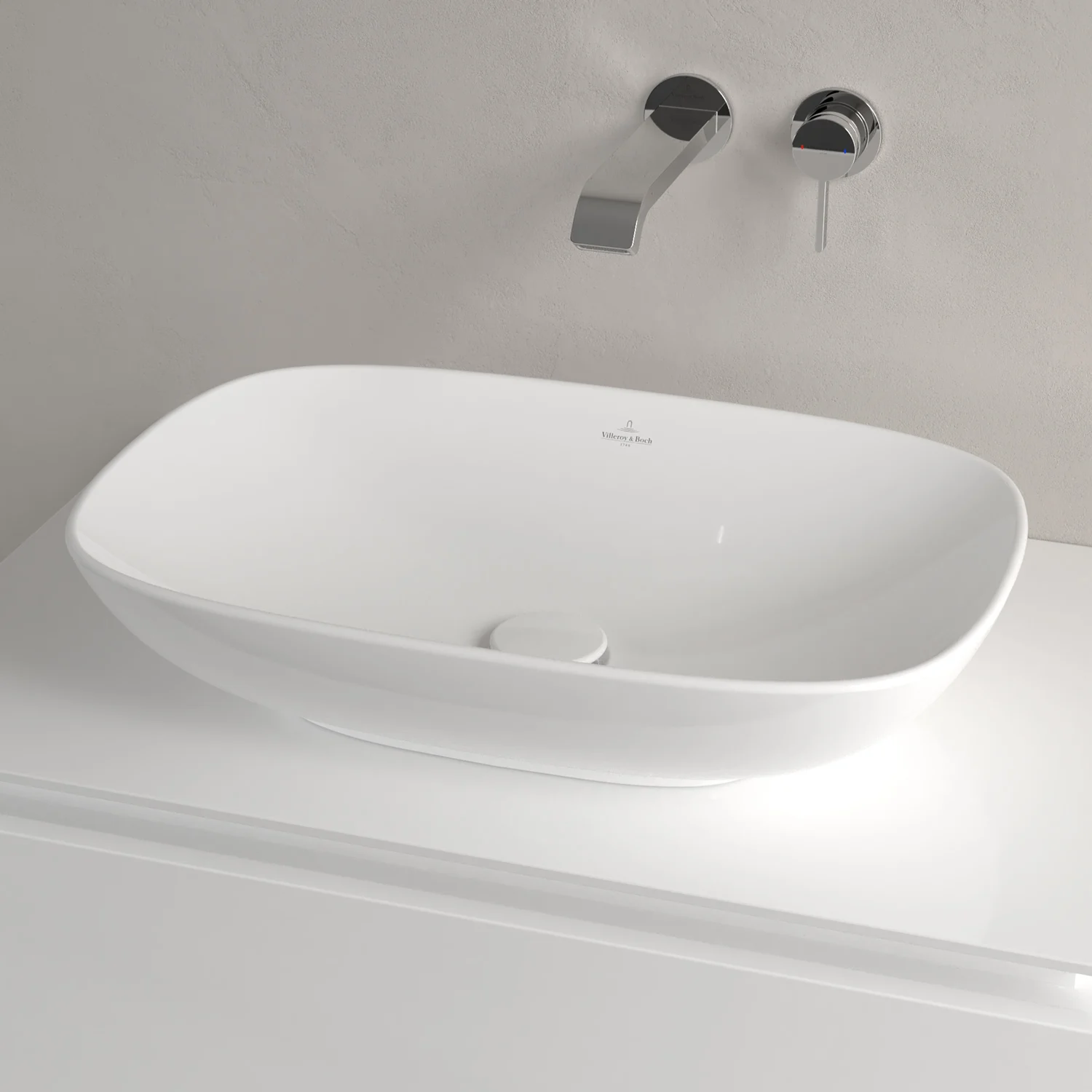 Villeroy & Boch Loop & Friends Aufsatzwaschtisch 56 x 38 cm ohne Überlauf