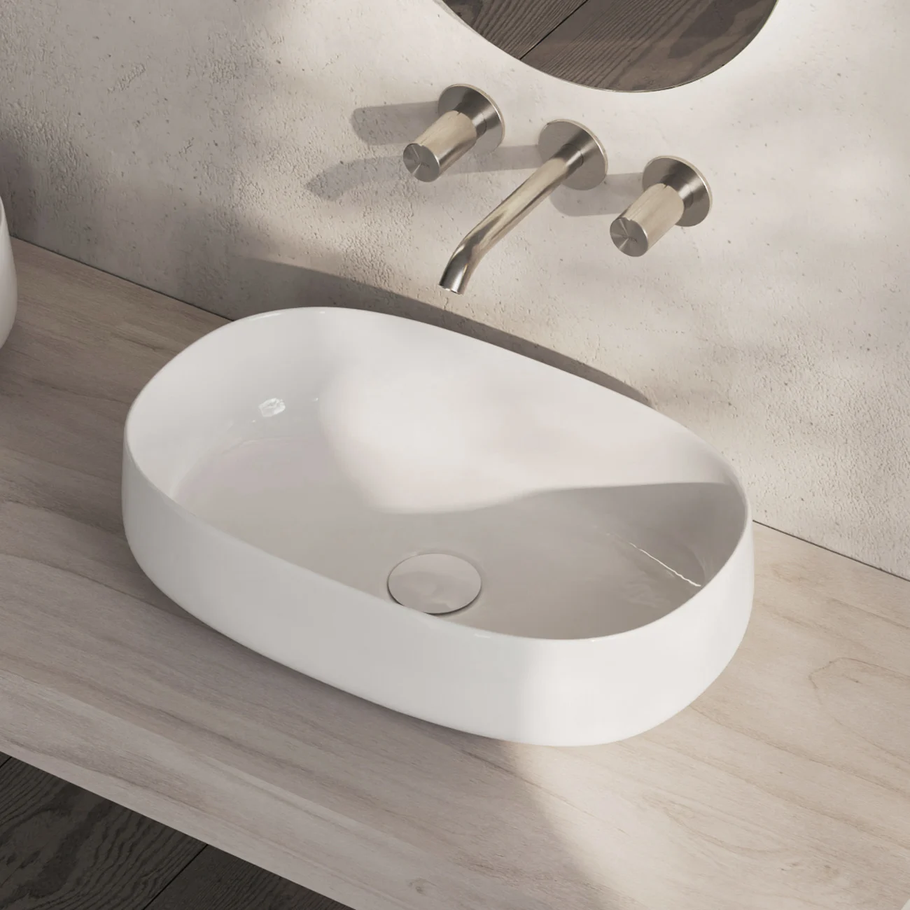 ALLUVION Apollo Aufsatzwaschtisch 55 x 35 cm