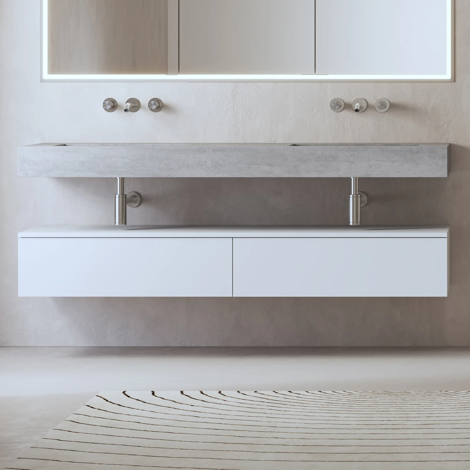 ALLUVION Atlas Sideboard 180 cm, 2 Auszüge