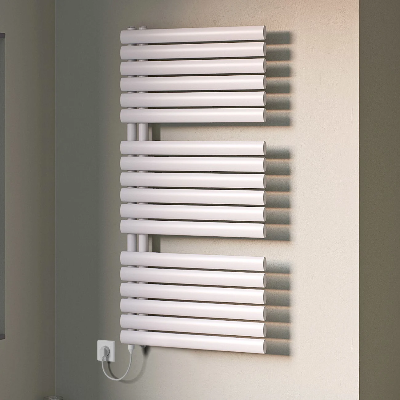 Sturotec Bath 2 E Badheizkörper 60 x 180,2 cm, rein elektrisch, Öffnung links Sturotec Bath 2 E Badheizkörper 60 x 180,2 cm, rein elektrisch, Öffnung links