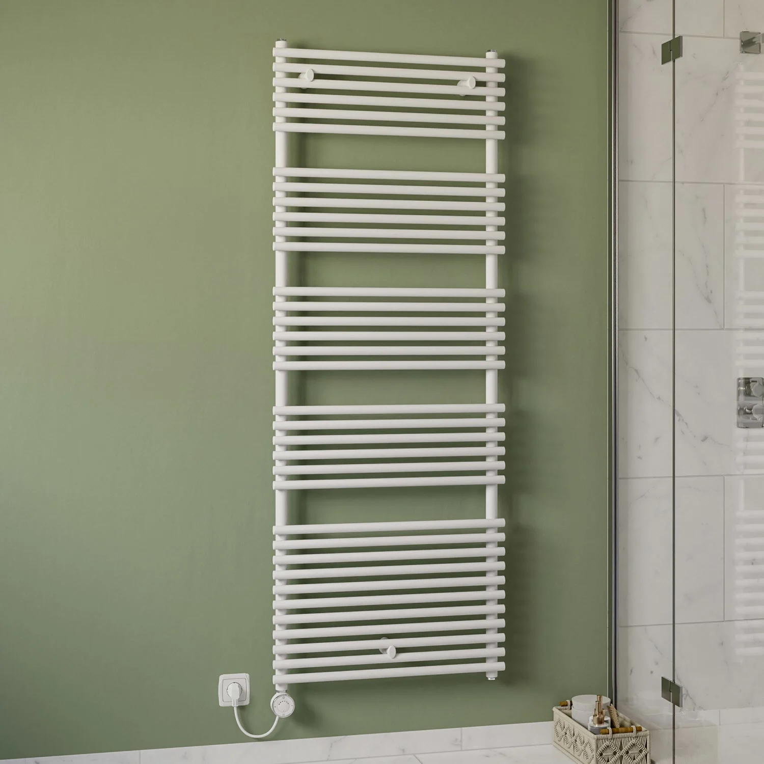 Sturotec Bath 4 E Badheizkörper 60 x 161,6 cm, rein elektrisch, mit integr. Raumthermostat Sturotec Bath 4 E Badheizkörper 60 x 161,6 cm, rein elektrisch, mit integr. Raumthermostat