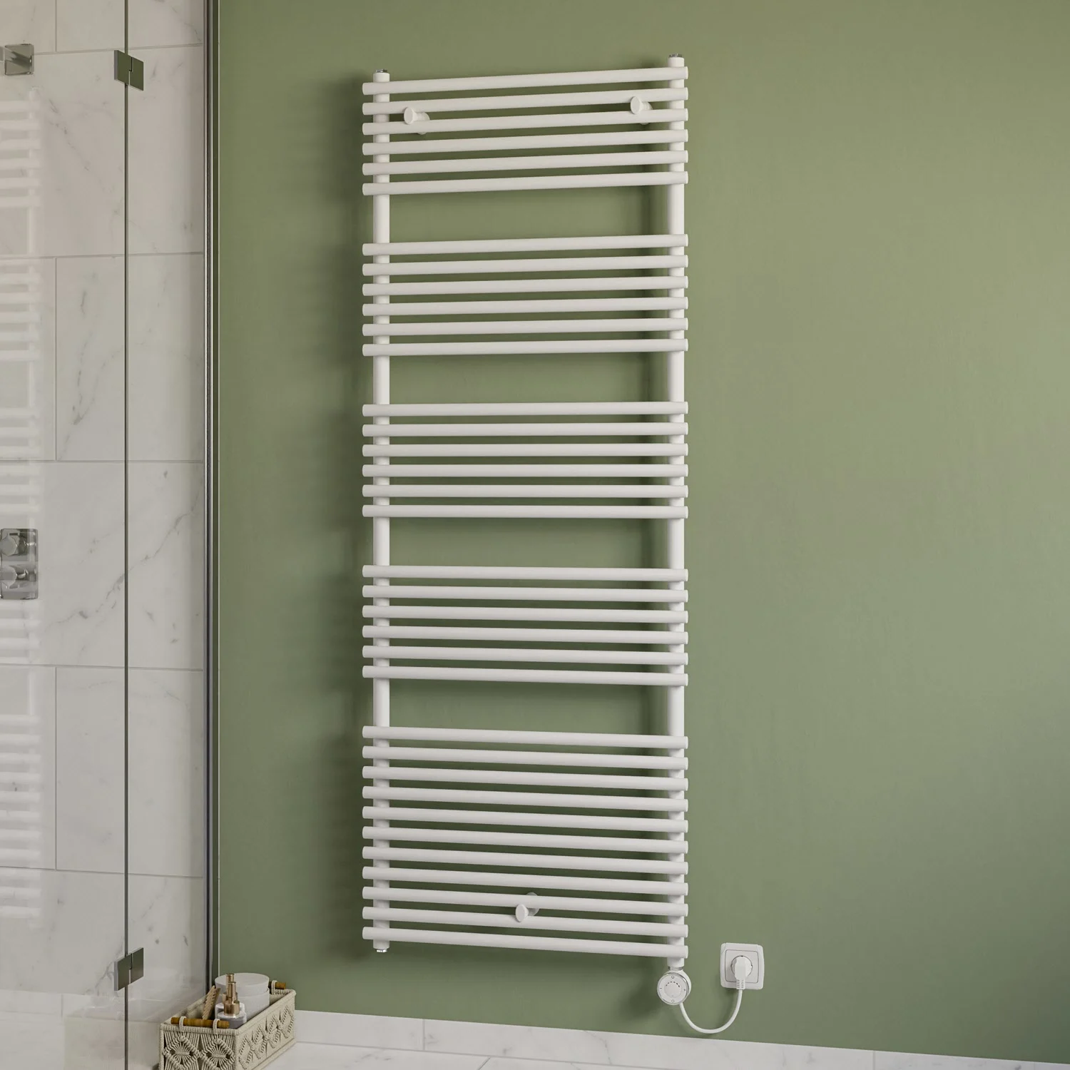 Sturotec Bath 4 E Badheizkörper 60 x 161,6 cm, rein elektrisch, mit integr. Raumthermostat Sturotec Bath 4 E Badheizkörper 60 x 161,6 cm, rein elektrisch, mit integr. Raumthermostat