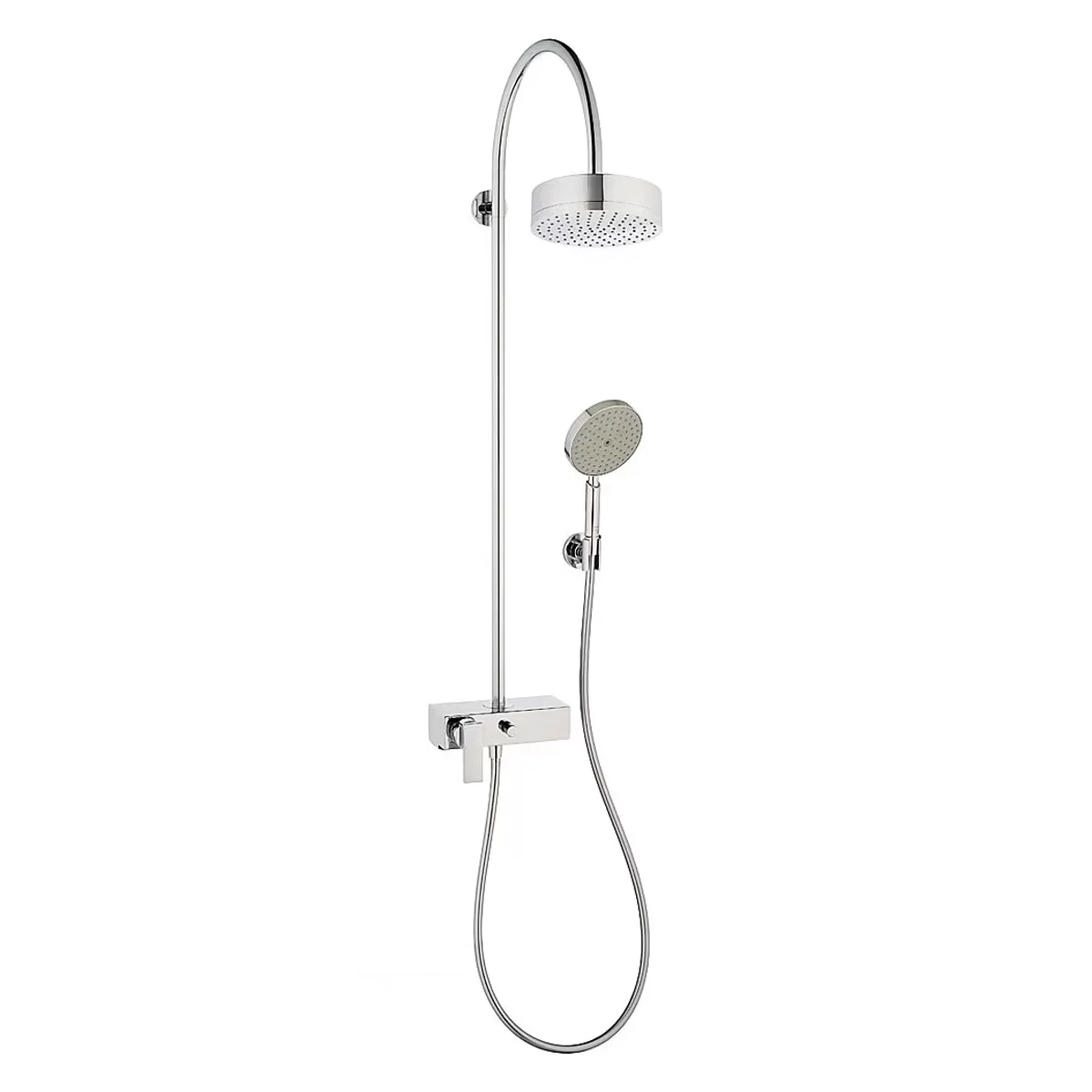 AXOR Citterio Showerpipe mit Einhebelmischer und 1jet Kopfbrause AXOR Citterio Showerpipe mit Einhebelmischer und 1jet Kopfbrause