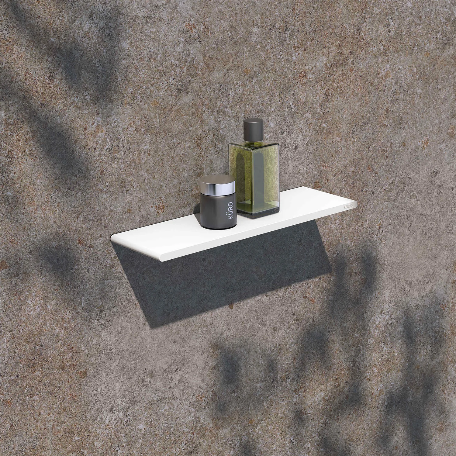 Keuco HERA Duschablage 32,8 cm, zum Kleben/Schrauben