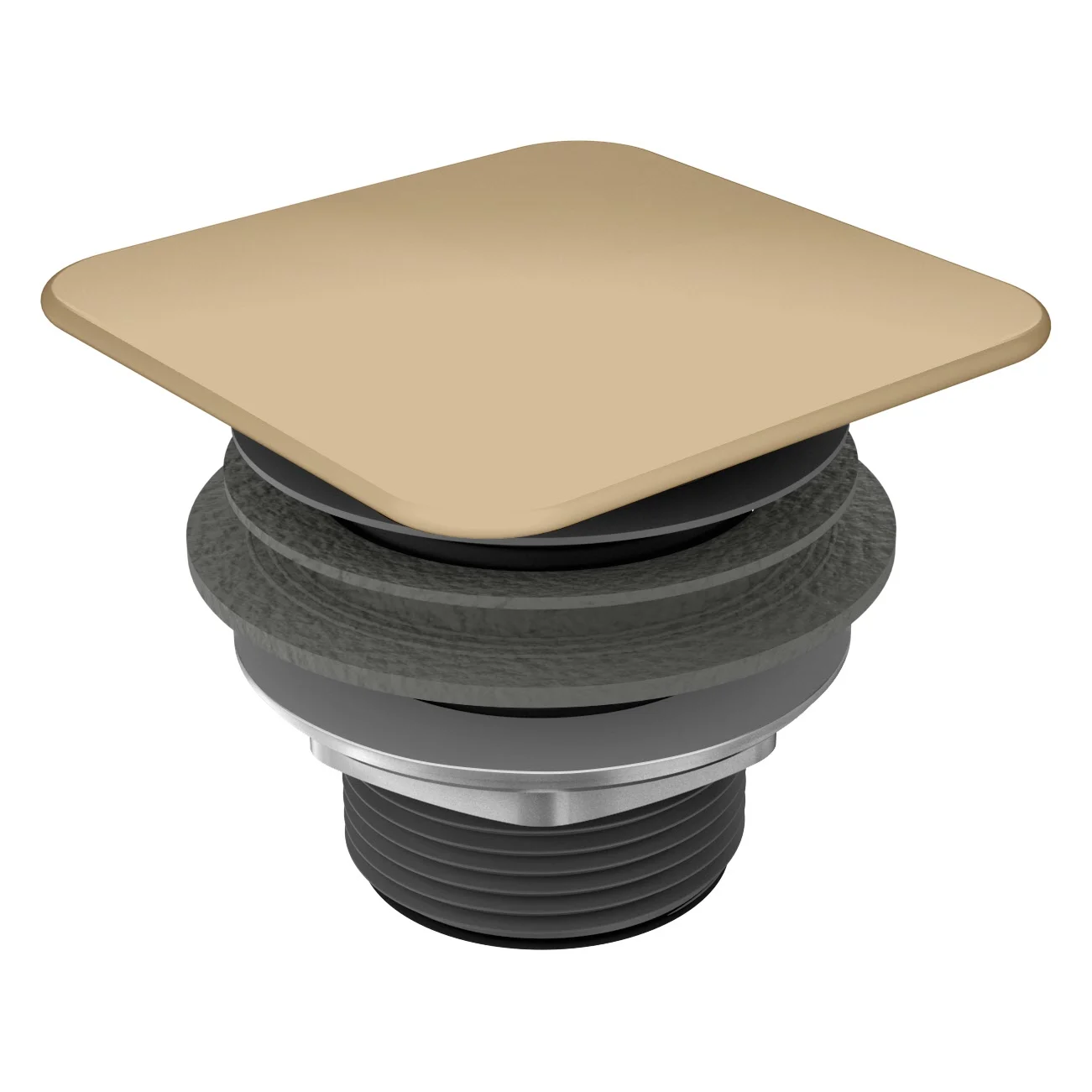 Kaldewei Permanentablaufventil Modell 3905 mit eckigem Deckel