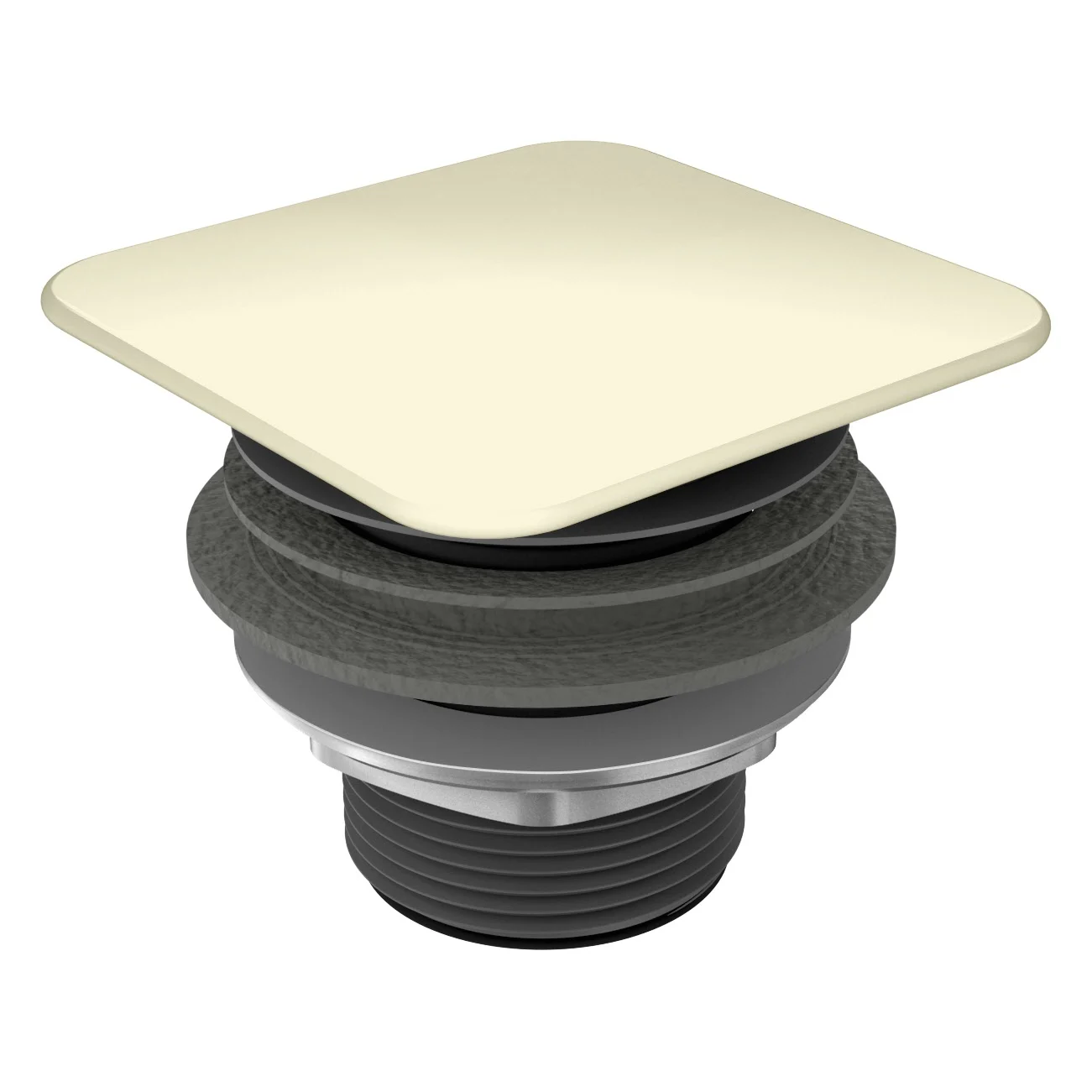 Kaldewei Permanentablaufventil Modell 3905 mit eckigem Deckel